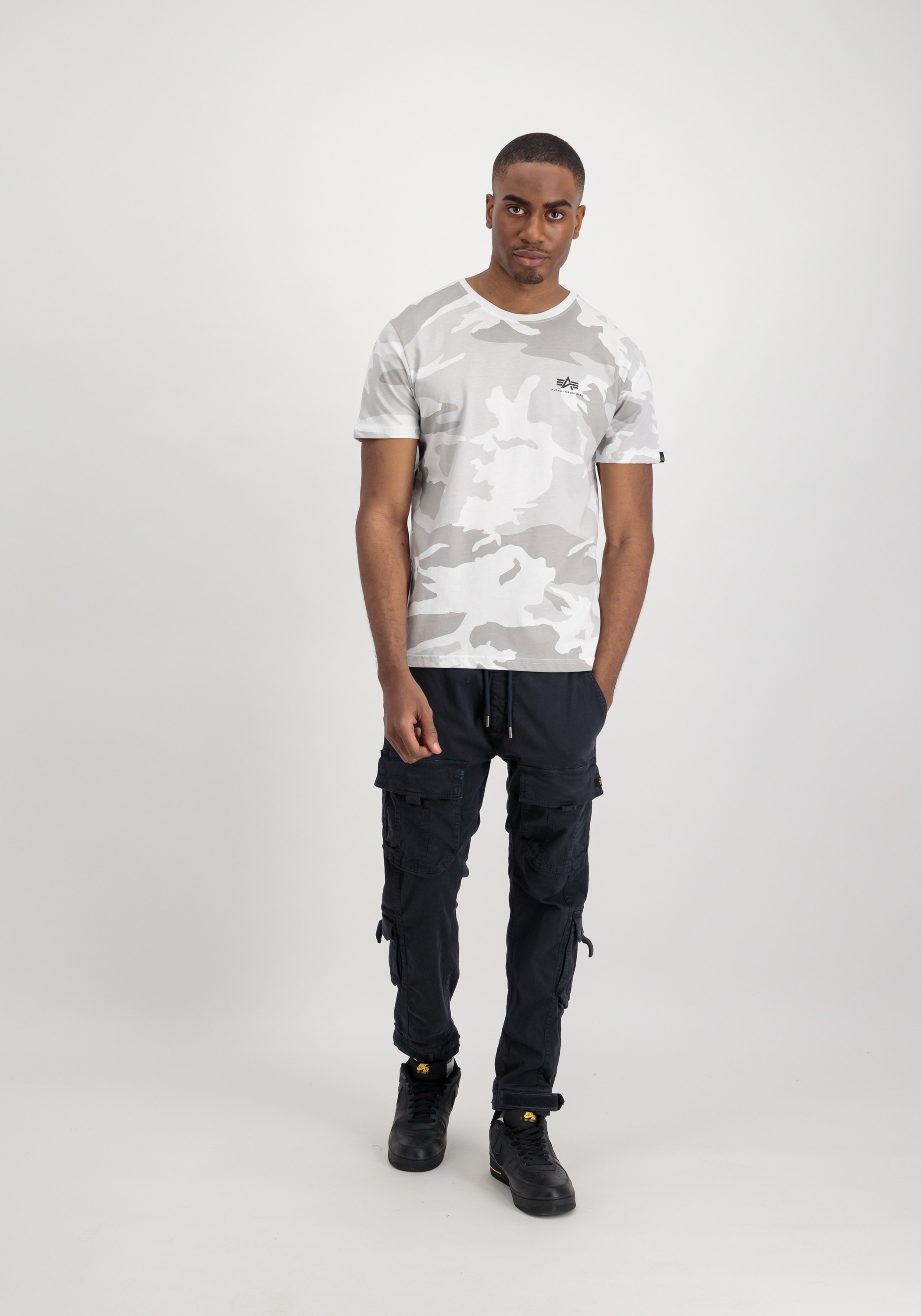 Alpha Industries T-Shirt »Alpha Industries Men - T-Shirts Basic T-Shirt SL Camo«