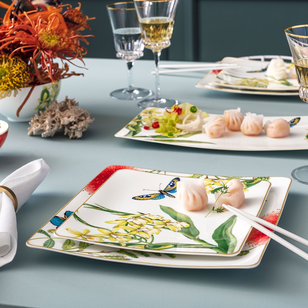 Villeroy & Boch Frühstücksteller »Frühstücksteller Amazonia 23 x 23 cm bunt«