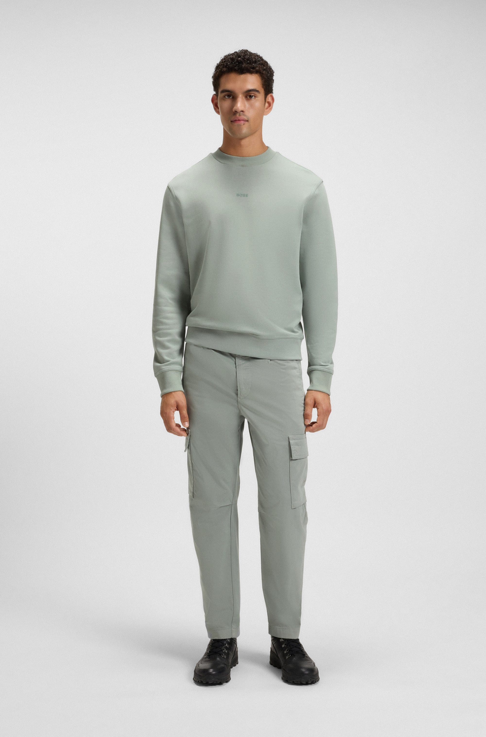 BOSS ORANGE Sweatshirt »WeSmallcrew«, mit Logo auf der Brust
