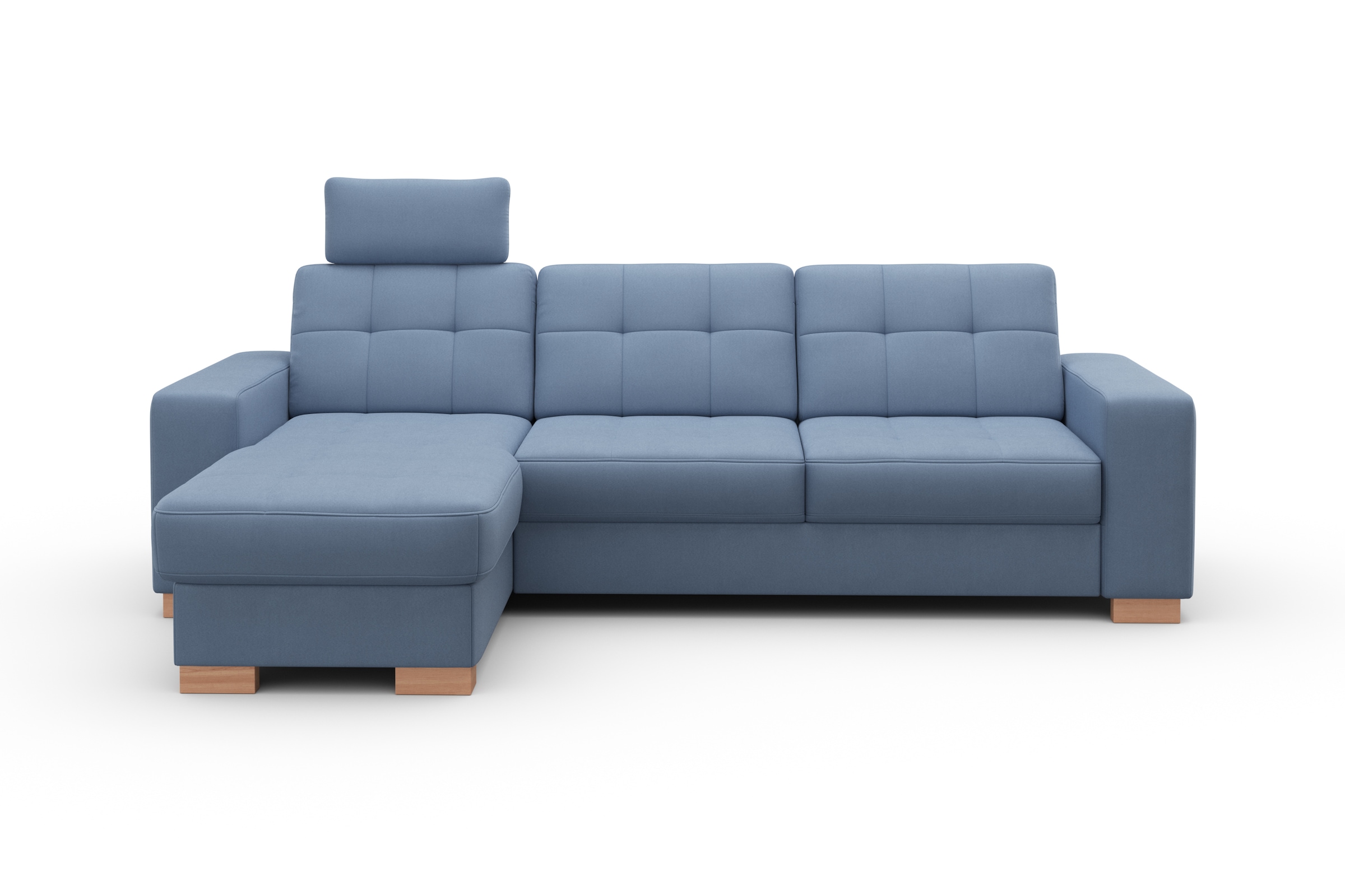 sit&more Ecksofa »Quincy L-Form«, wahlweise mit Bettfunktion und Bettkasten
