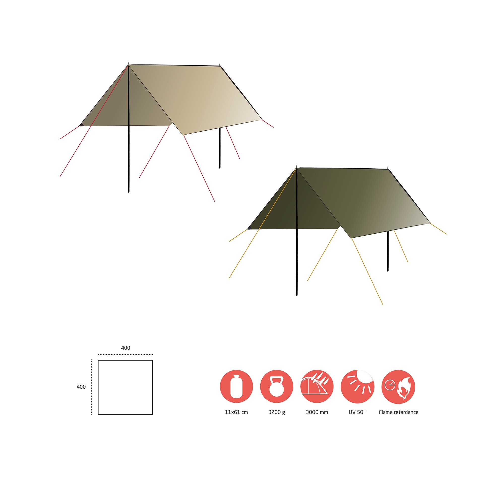 GRAND CANYON Tarp-Zelt »ZUNI 4«