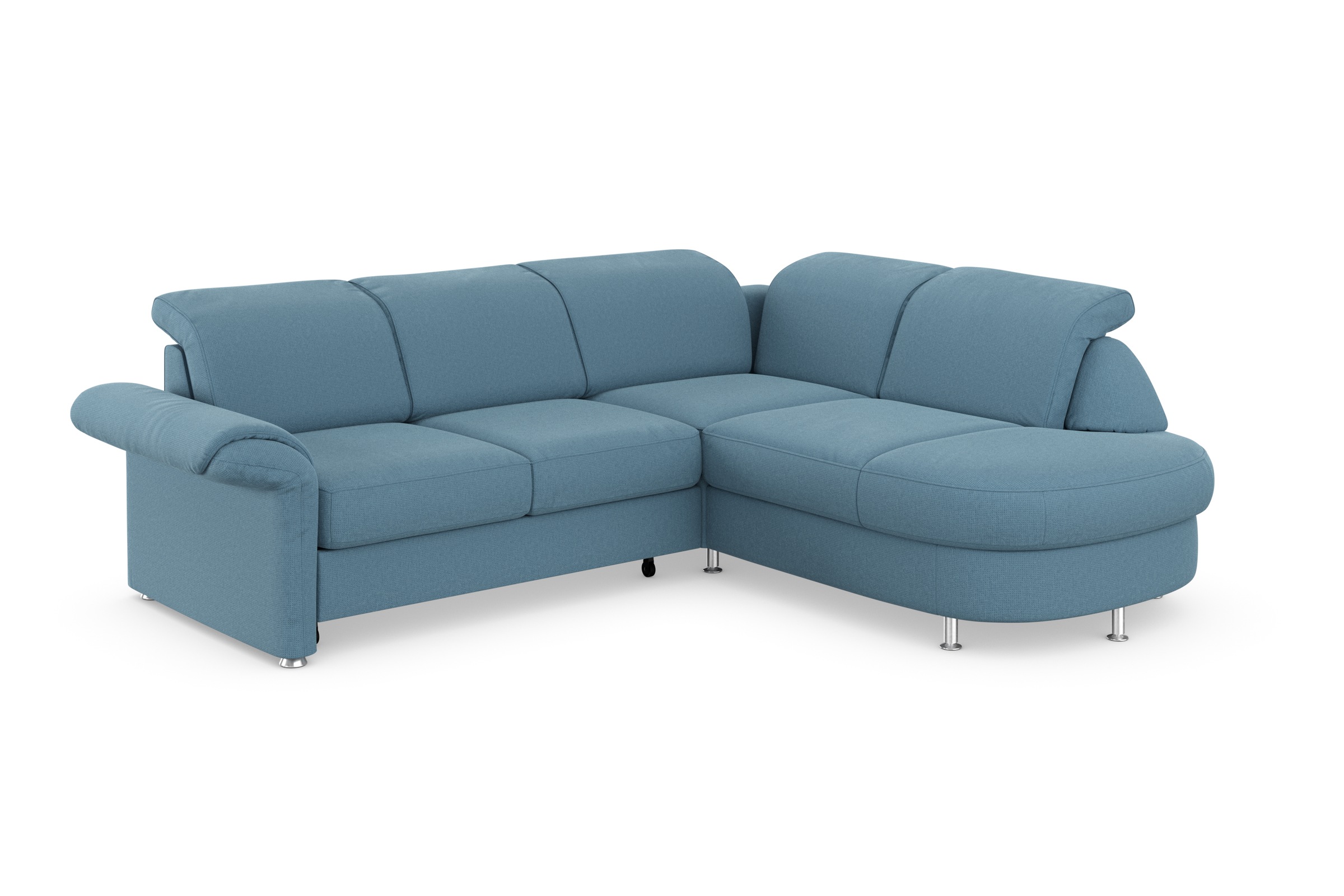 sit&more Ecksofa »Apulia L-Form«, wahlweise Bettfunktion, Bettkasten und Kopf- und Armteilverstellung