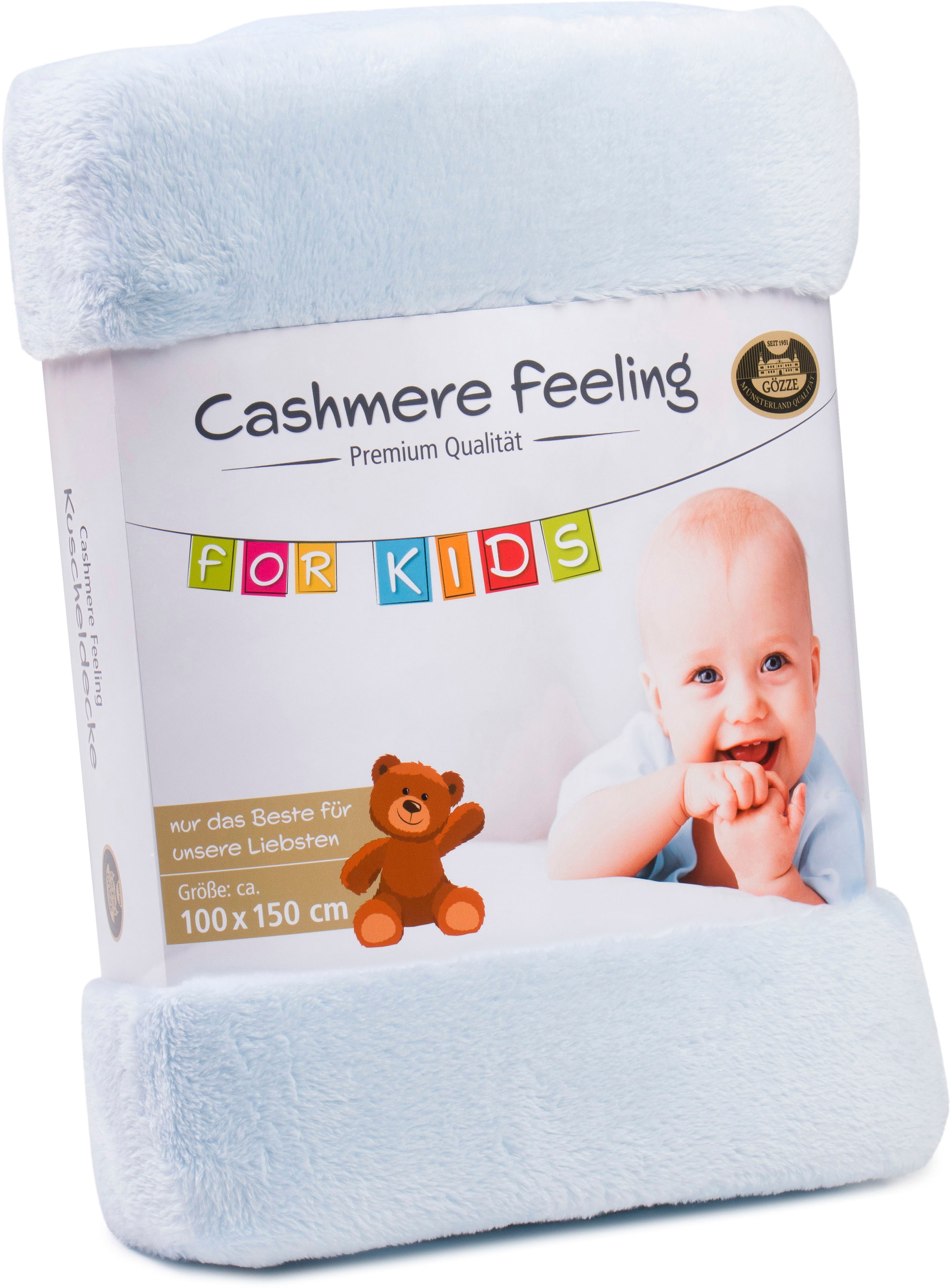 Gözze Kinderdecke »Premium Cashmerefeeling«, kuschelig warm