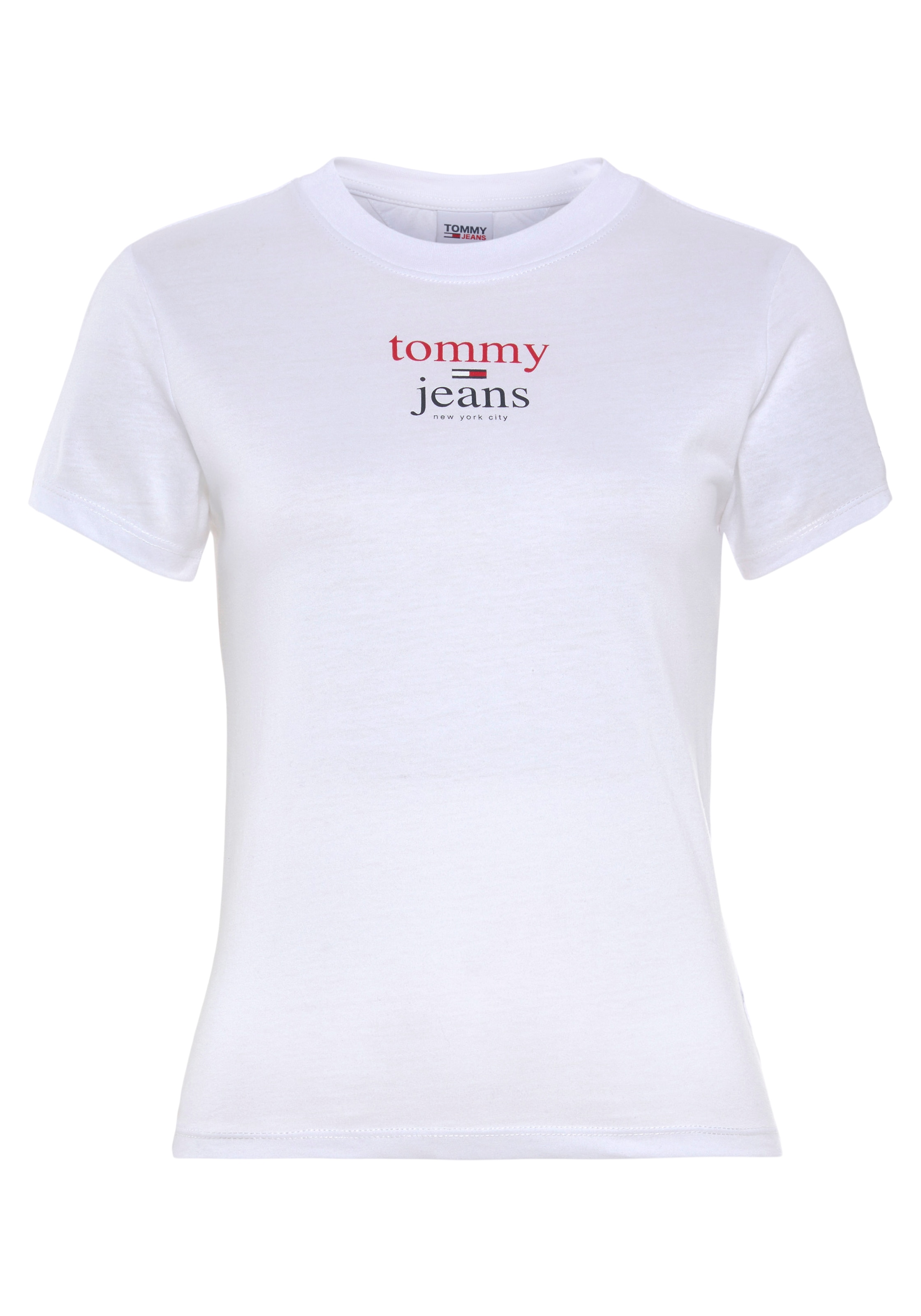 Tommy Jeans bei mit BABY Kurzarmshirt ♕ Schriftzug Tommy Basic-Style Jeans SS«, »TJW ESSENTIAL 2 im LOGO