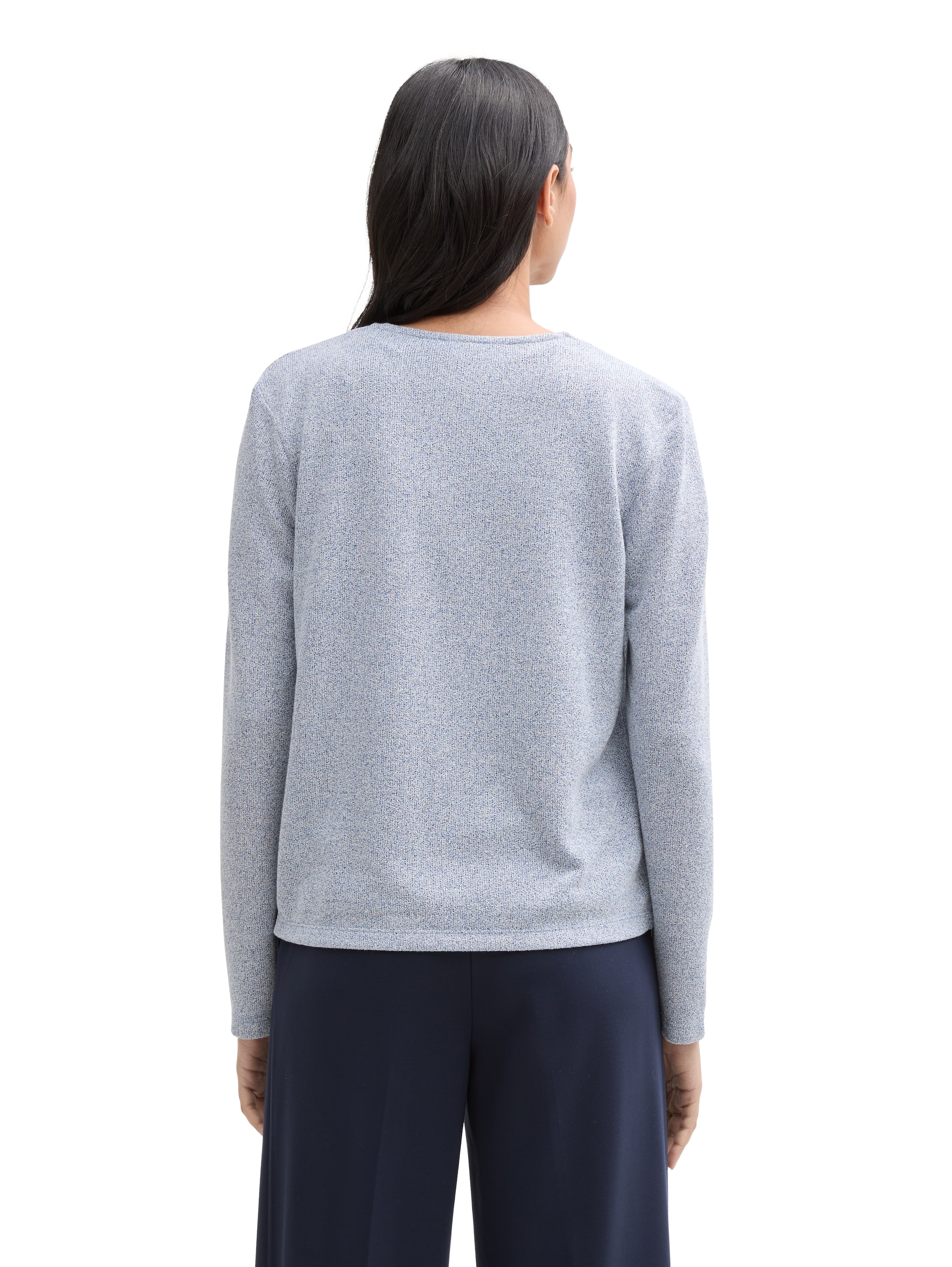 TOM TAILOR Cardigan, nach vorne hin offen und ohne Kragen