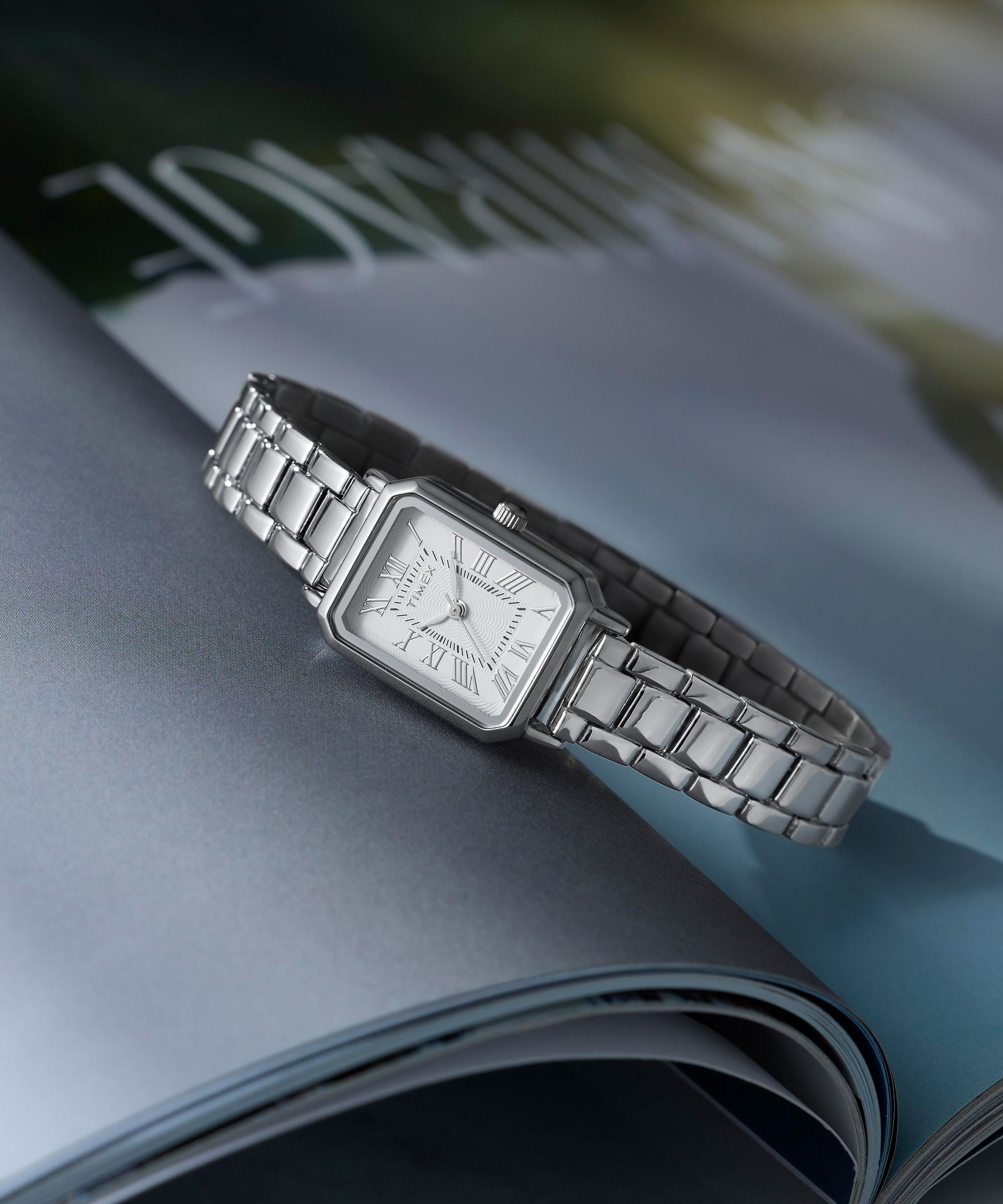 Timex Quarzuhr »Vivienne Trend« Armbanduhr, Damenuhr, Edelstahlarmband, analog