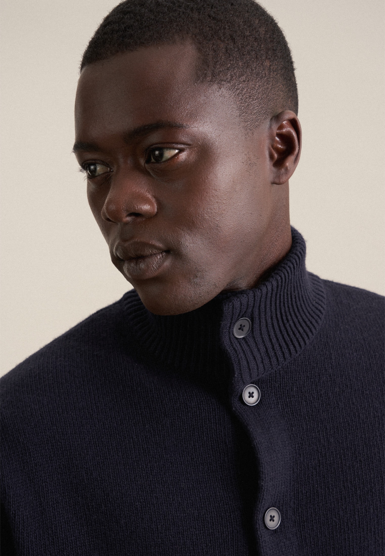 seidensticker Strickjacke 1/1 Kragen