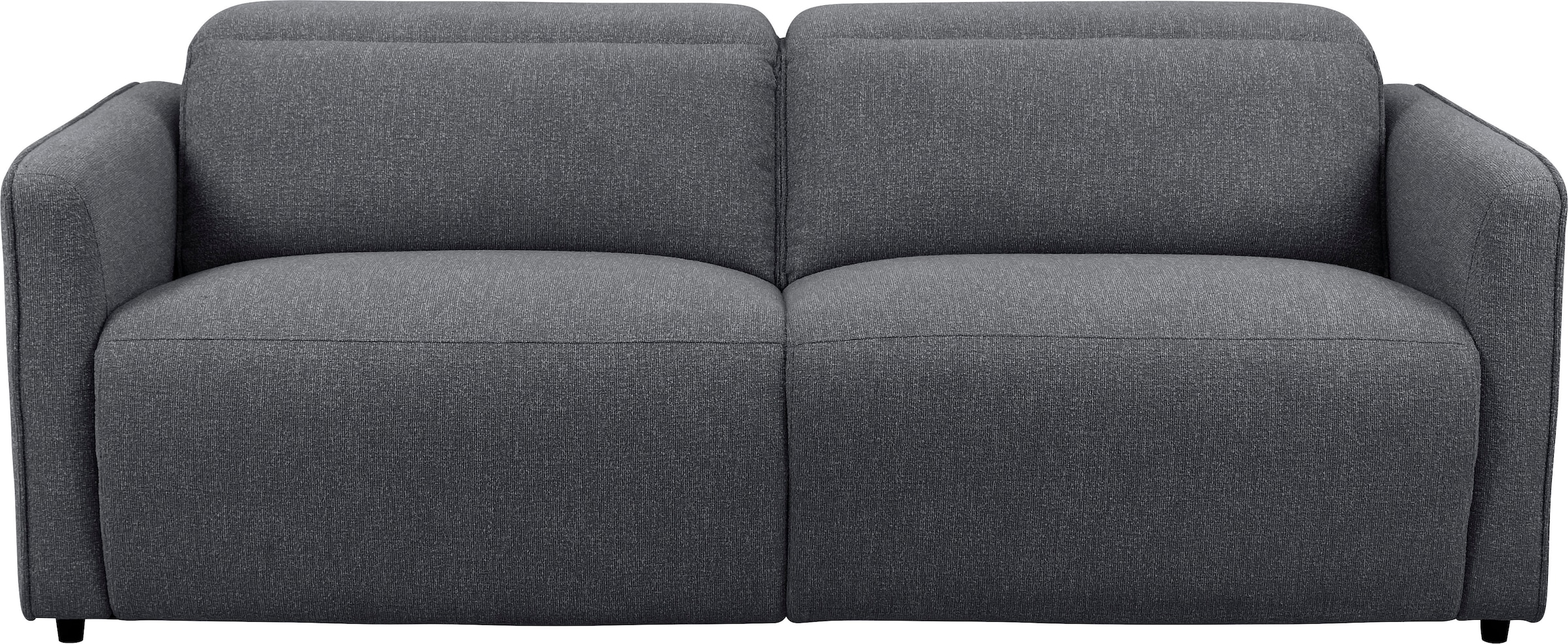 INOSIGN 2-Sitzer »KYLLY, XXL (208 cm) elektrische Relax- und Liegefunktion in 2 Sitzen«, Mega-Sofa, Kopfteilverstellung, USB A/ C, Federkern, Feinstruktur