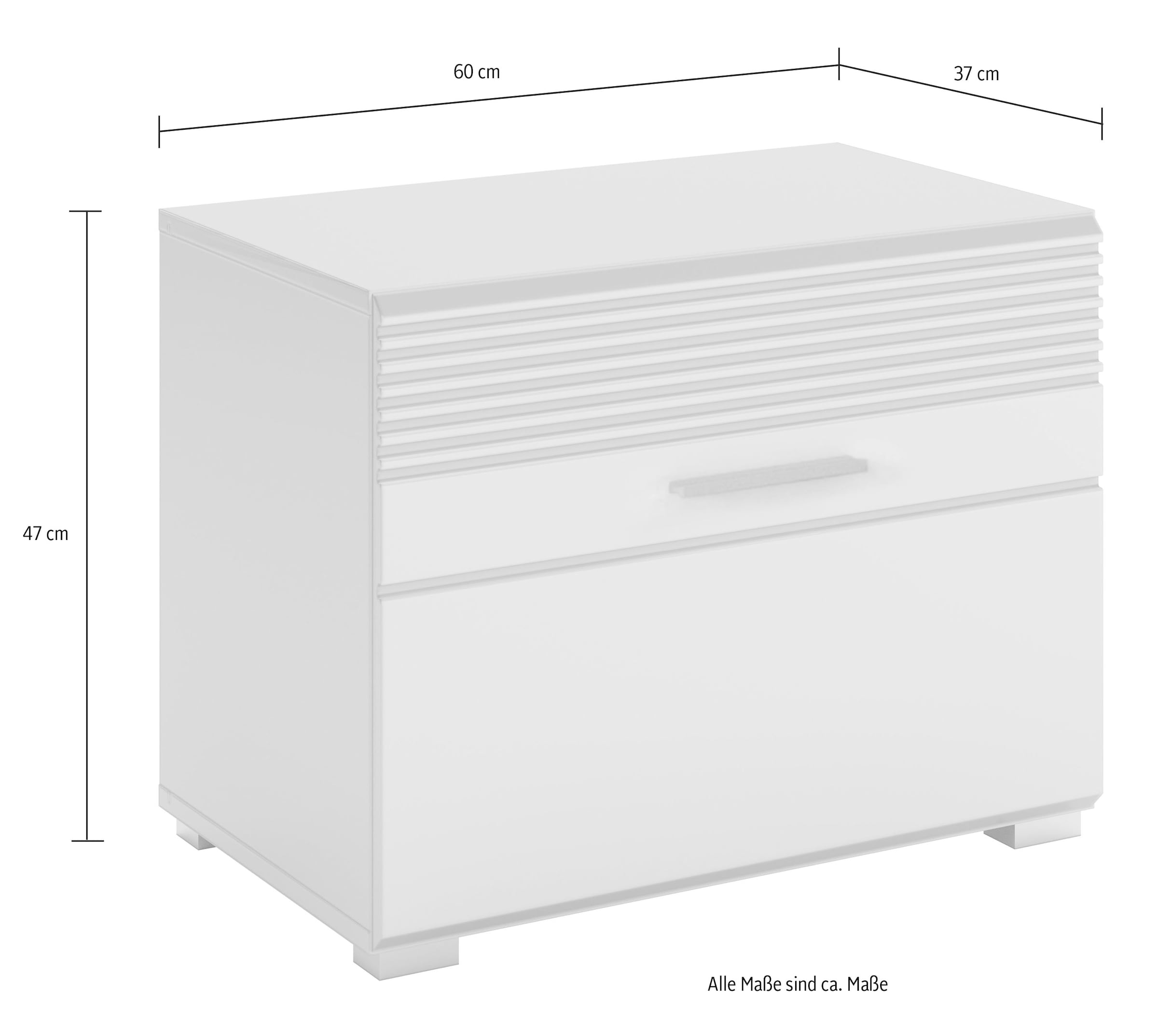 INOSIGN Garderoben-Set »Malmö, Breite 170cm, MDF Front mit Rillenfräsung, 5-teilig, best. aus:«, (5 St.), Garderobenschrank, Sitzbank, Garderobenpaneel, Schuhkommode & Spiegel