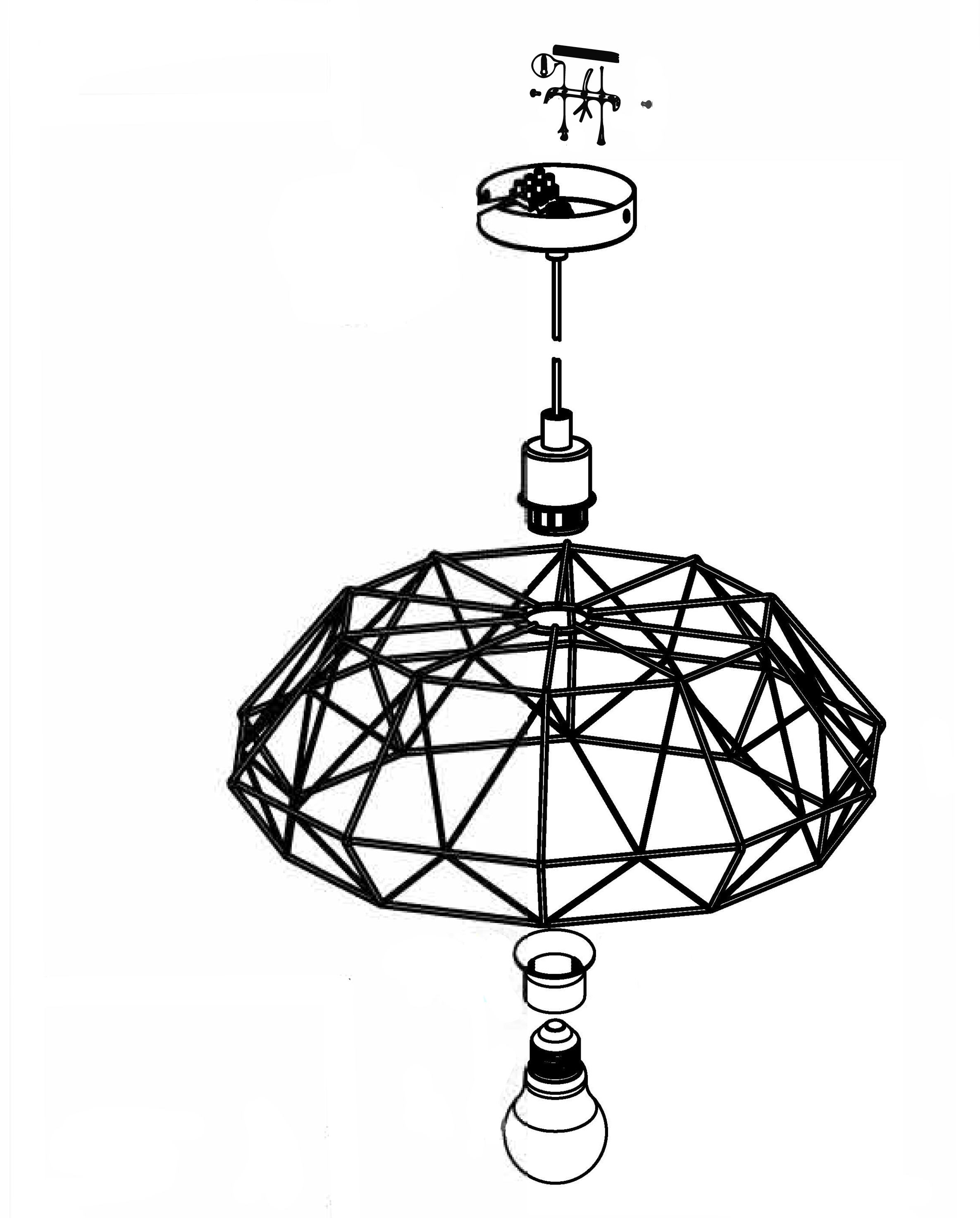 EGLO Pendelleuchte »CARLTON 2« E27 Hängeleuchte