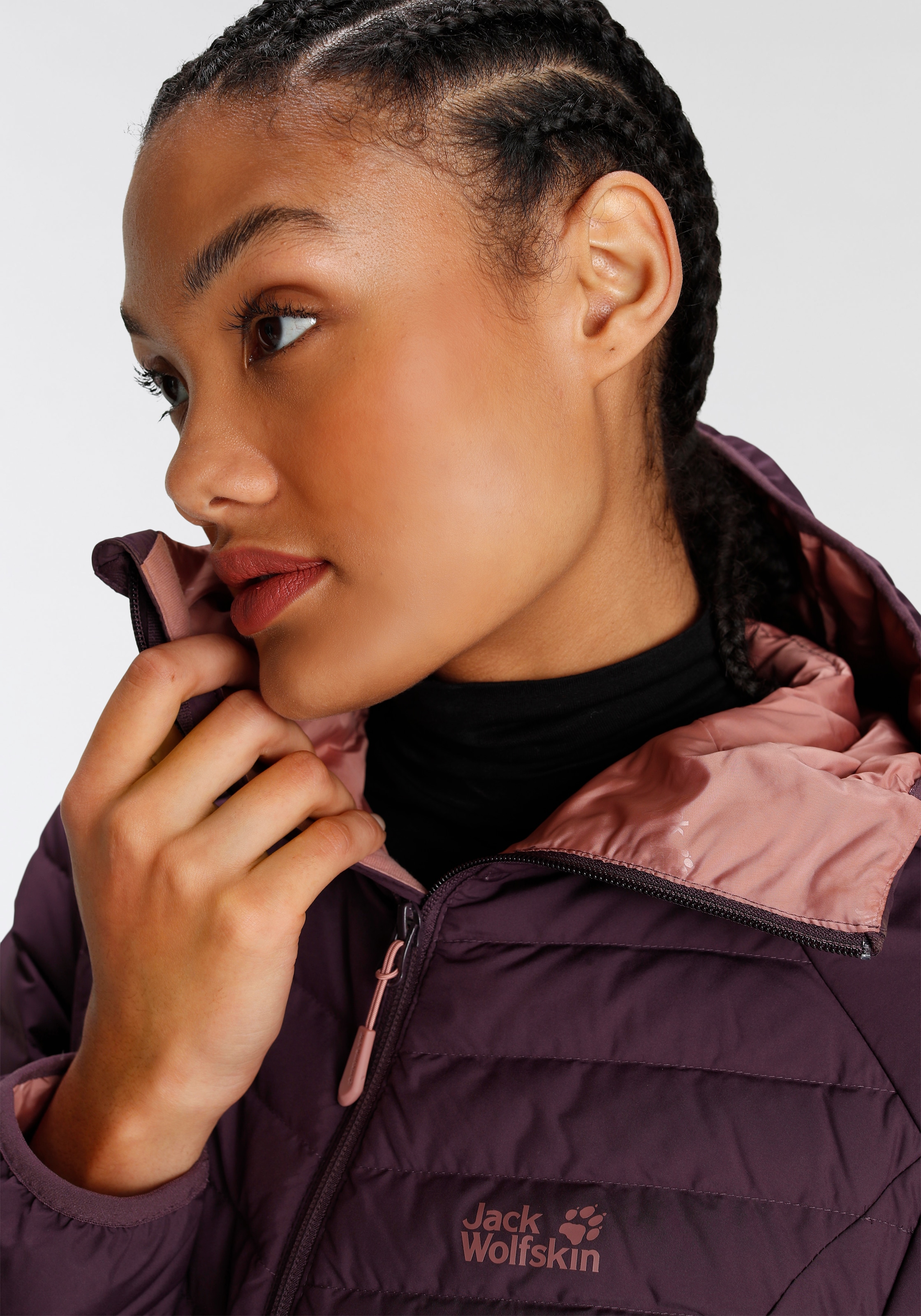 Jack Wolfskin Daunenjacke »STANLEY«, mit Kapuze, Wasserabweisend & Winddicht & Atmungsaktiv