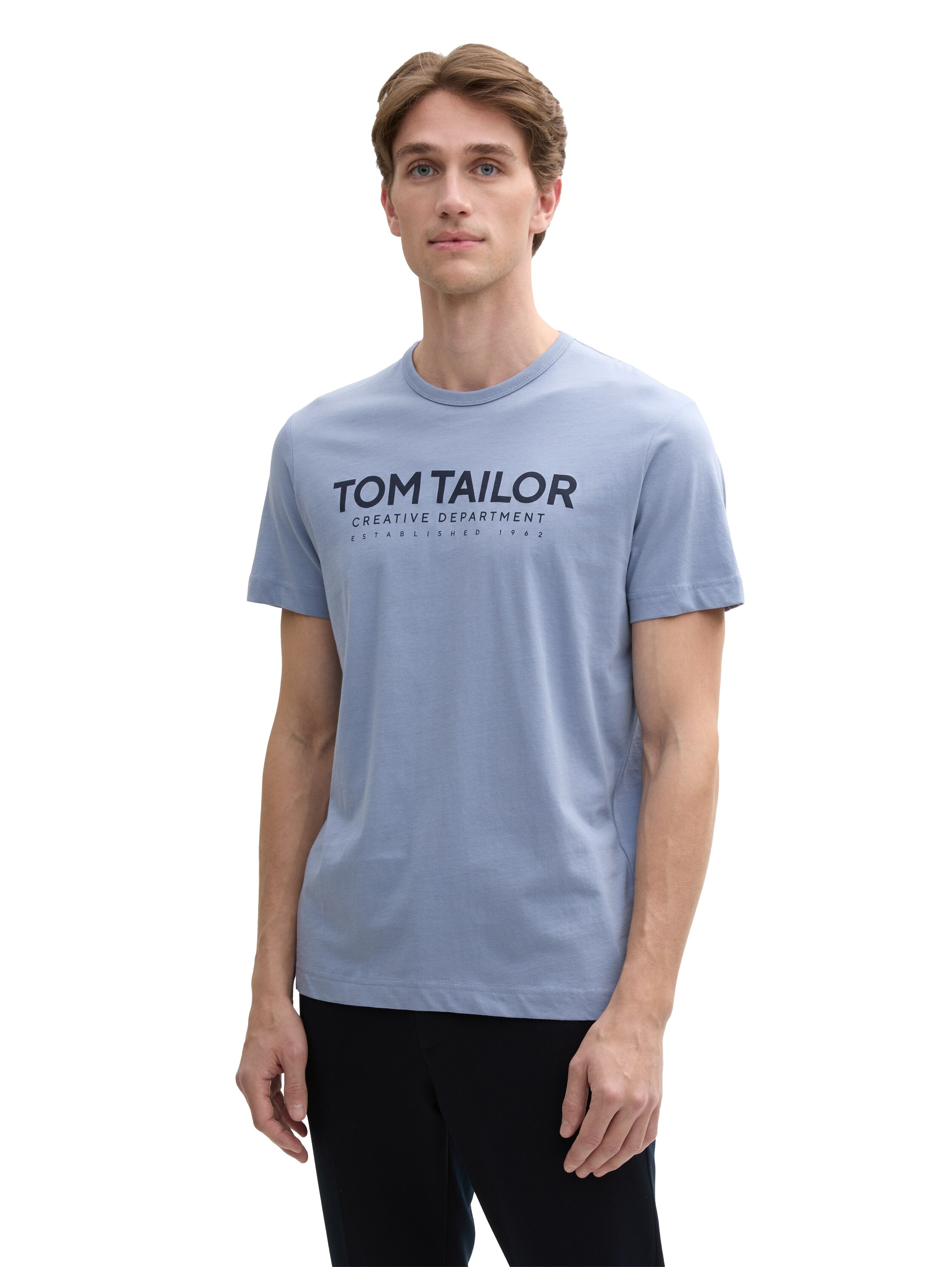 TOM TAILOR Rundhalsshirt, mit Logoprint