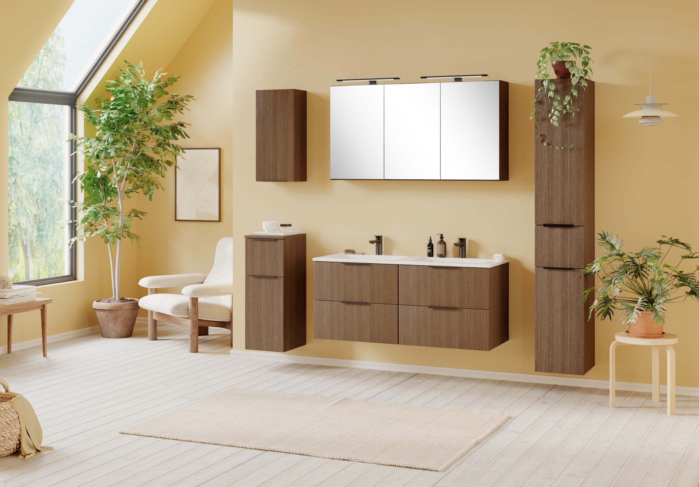welltime Unterschrank, Welltime, B 30 cm, reversibel, gedämpfte Scharniere & Softclose-Fkt.