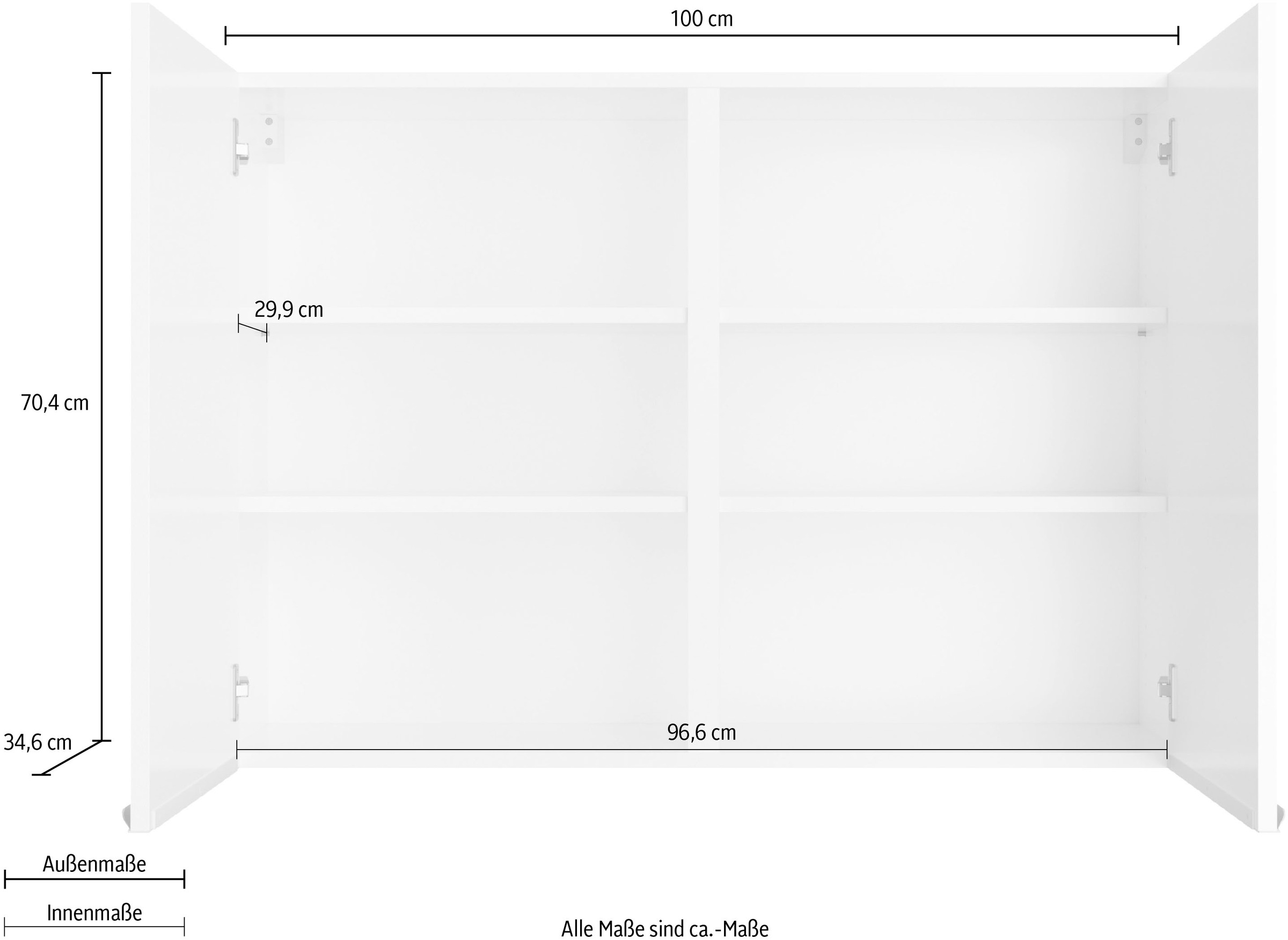 KOCHSTATION Hängeschrank »KS-Aken«
