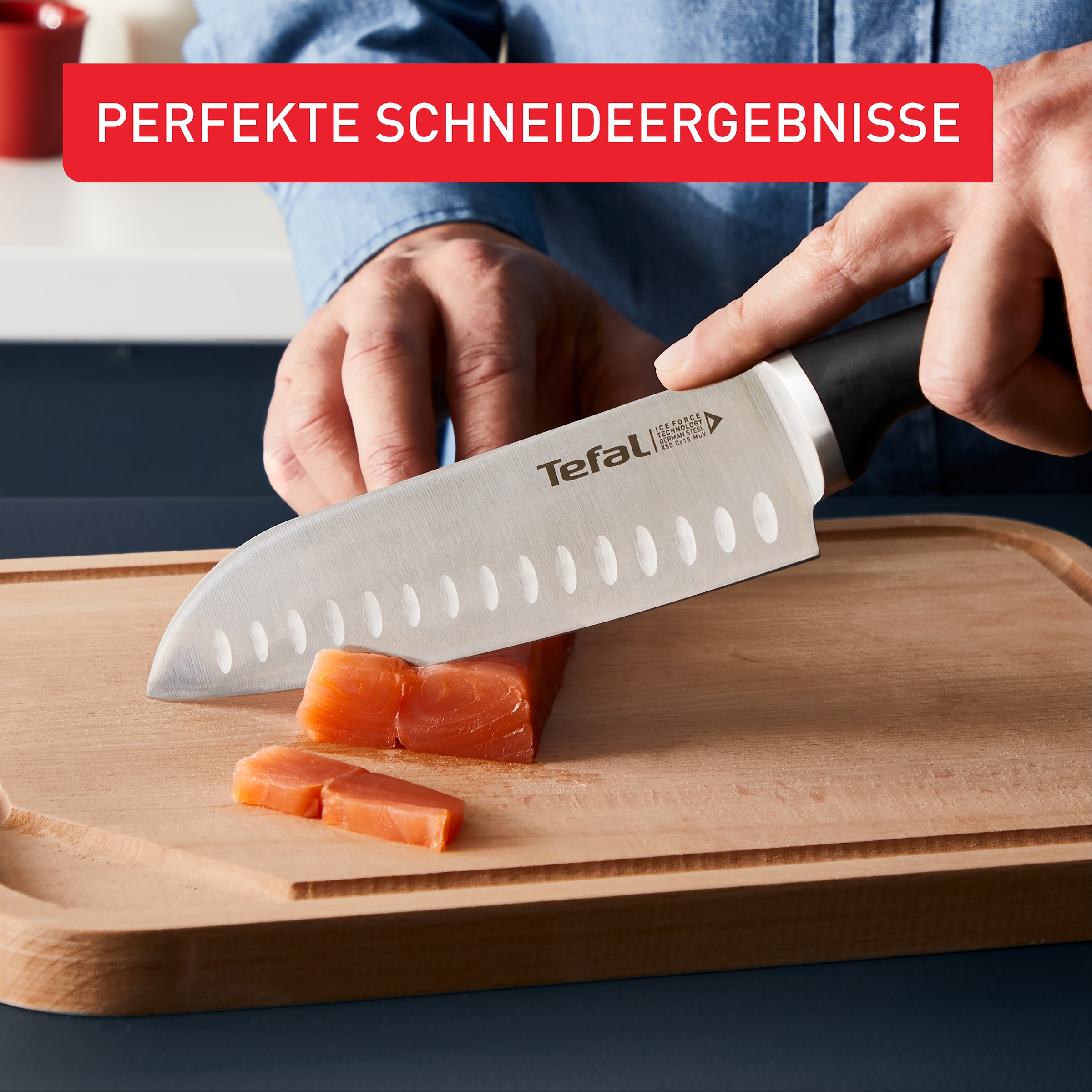 Tefal Haushaltsschere »Ice Force« Eishärtungstechnologie, abnehmbare Klingen aus deutschem Edelstahl