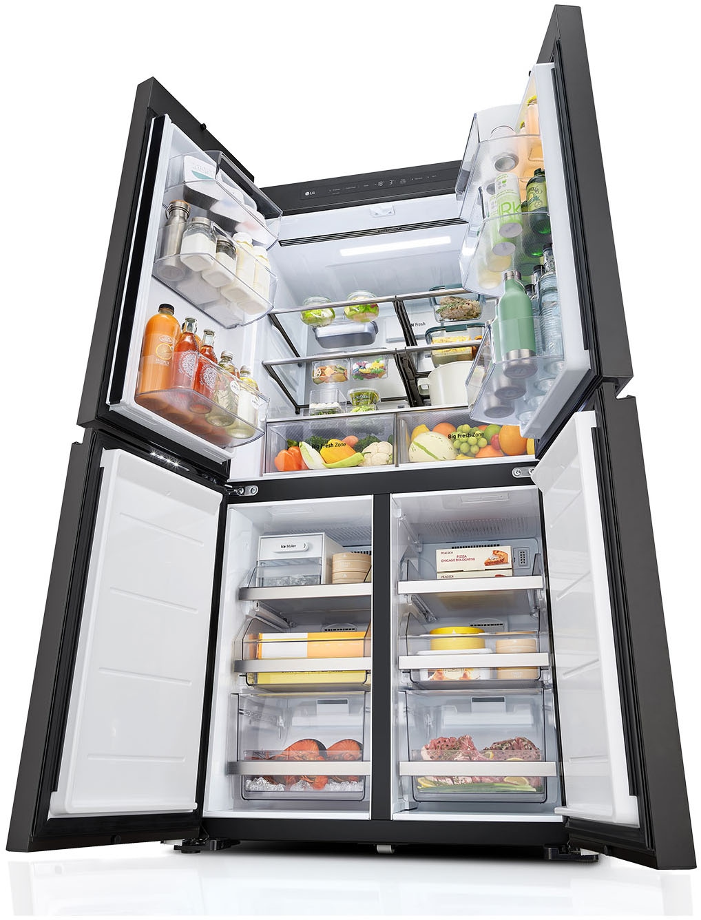 LG Multi Door »GMV960NNME« 186,5 cm hoch 91,4 cm breit innovative Luftzirkulation im gesamten Innenraum