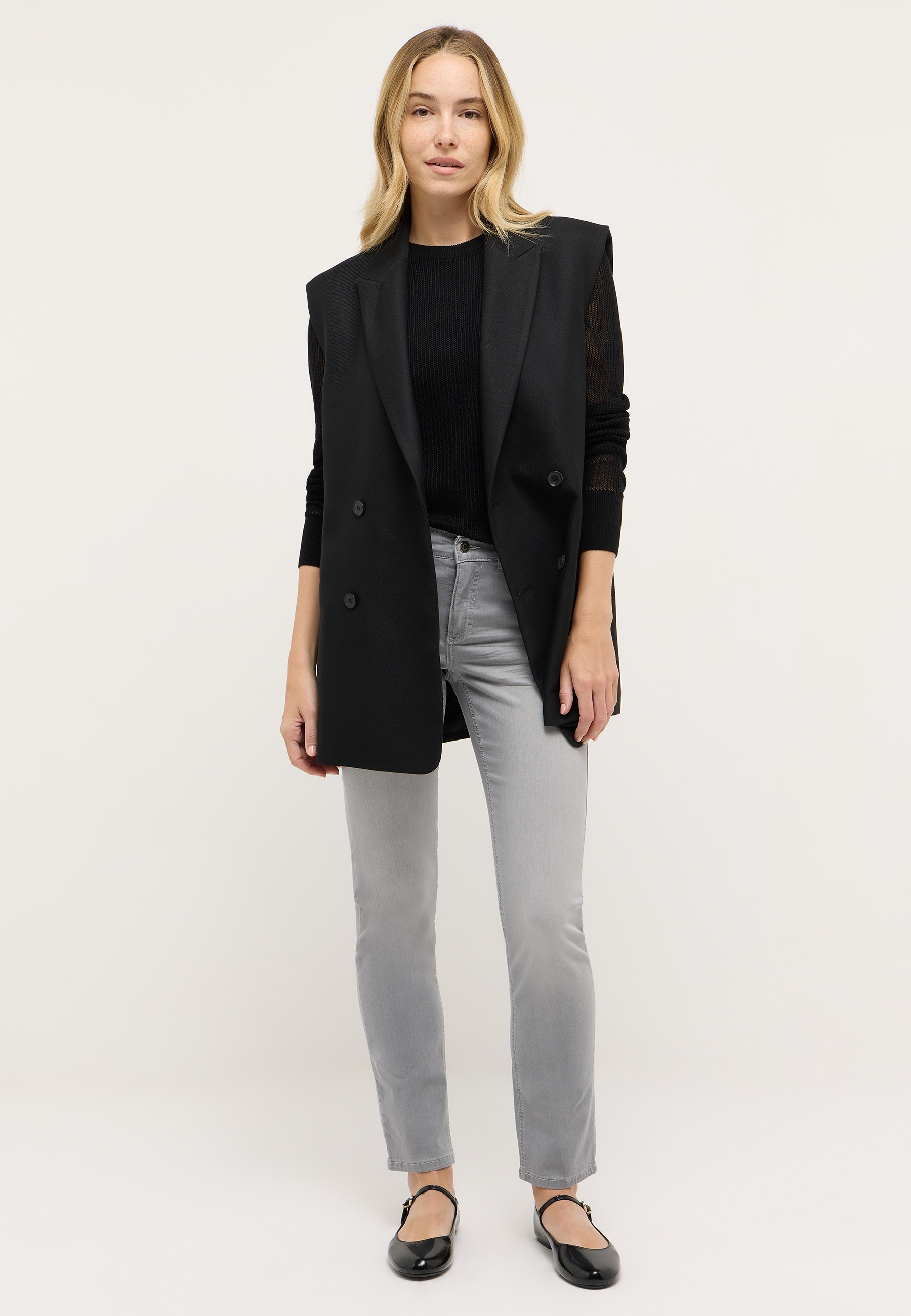 ANGELS Straight-Jeans »CICI« in Slim Fit-Passform