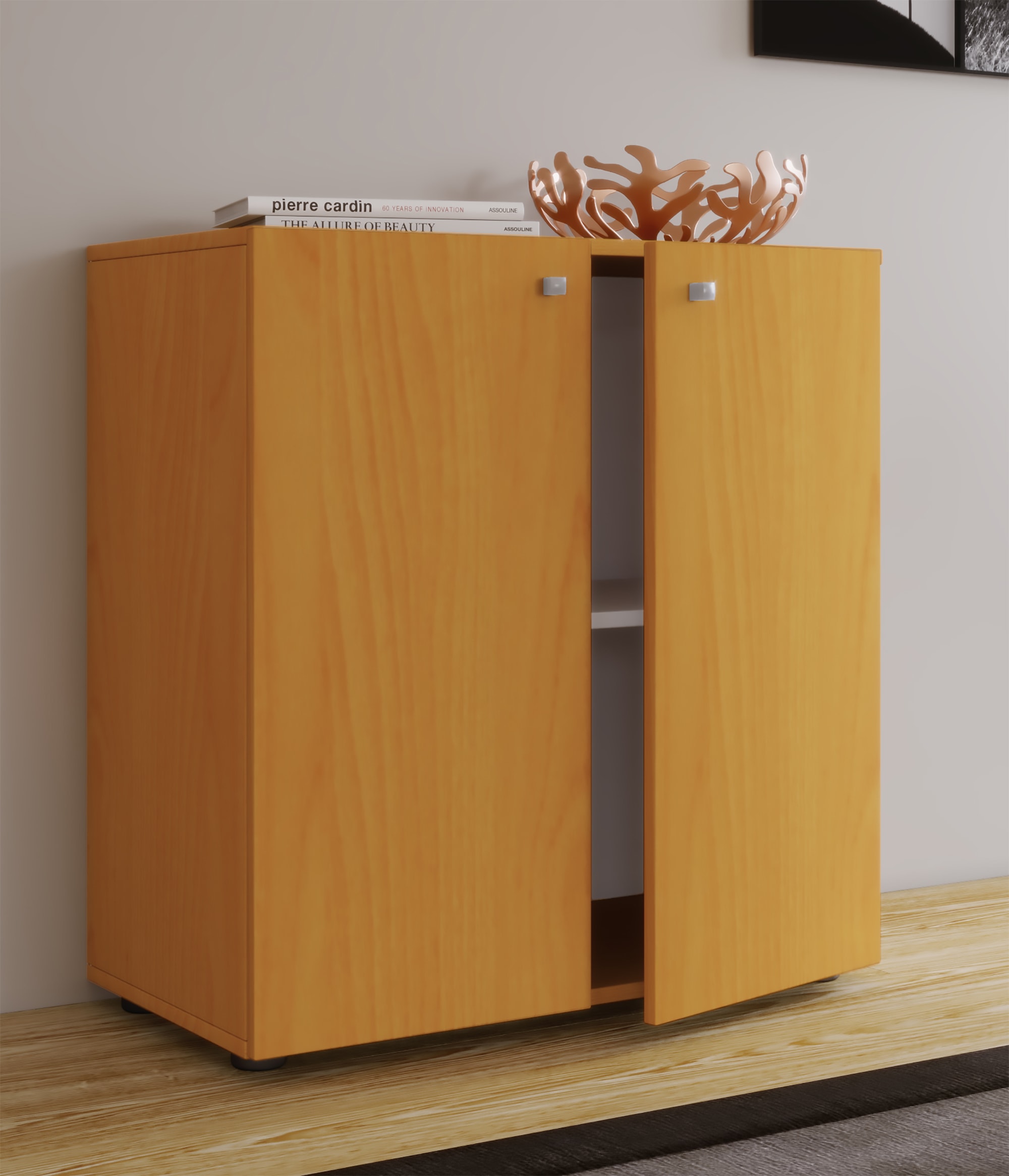 VCM Kommode »Holz Kommode Sideboard Anrichte Vandol 1 Drehtüren« 1 Stk. tlg.