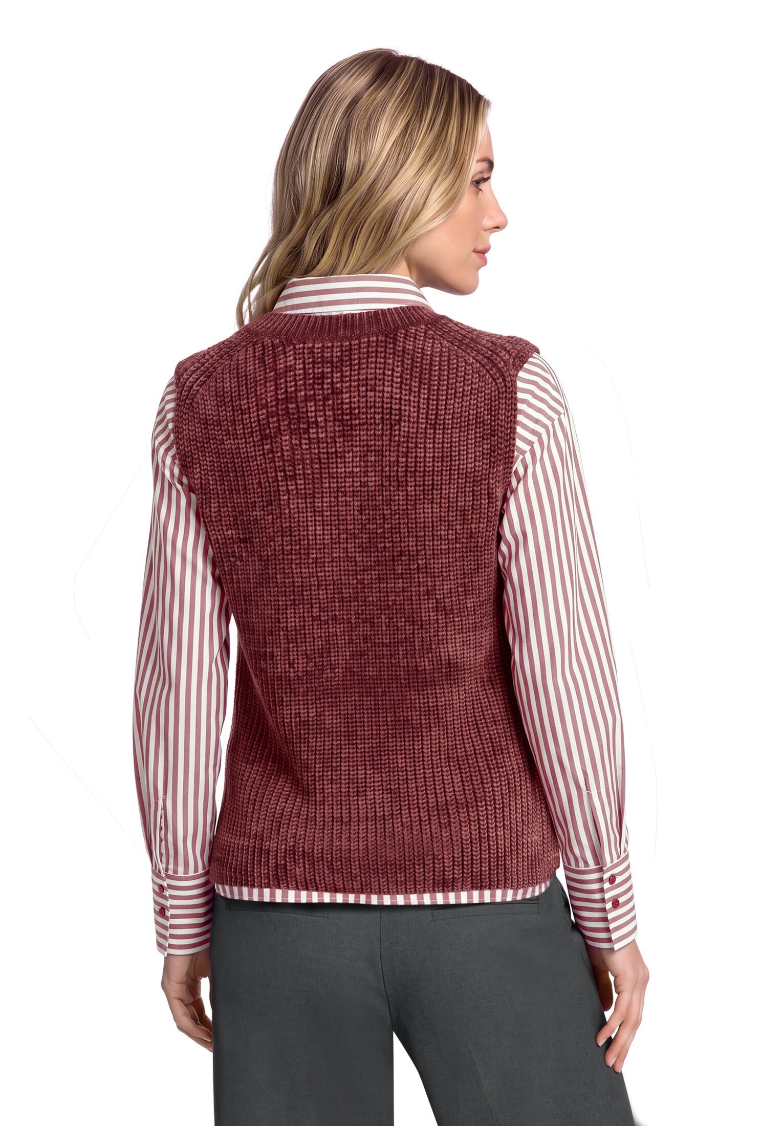 Betty&Co Strickpullover »Strickpullover ohne Arm«