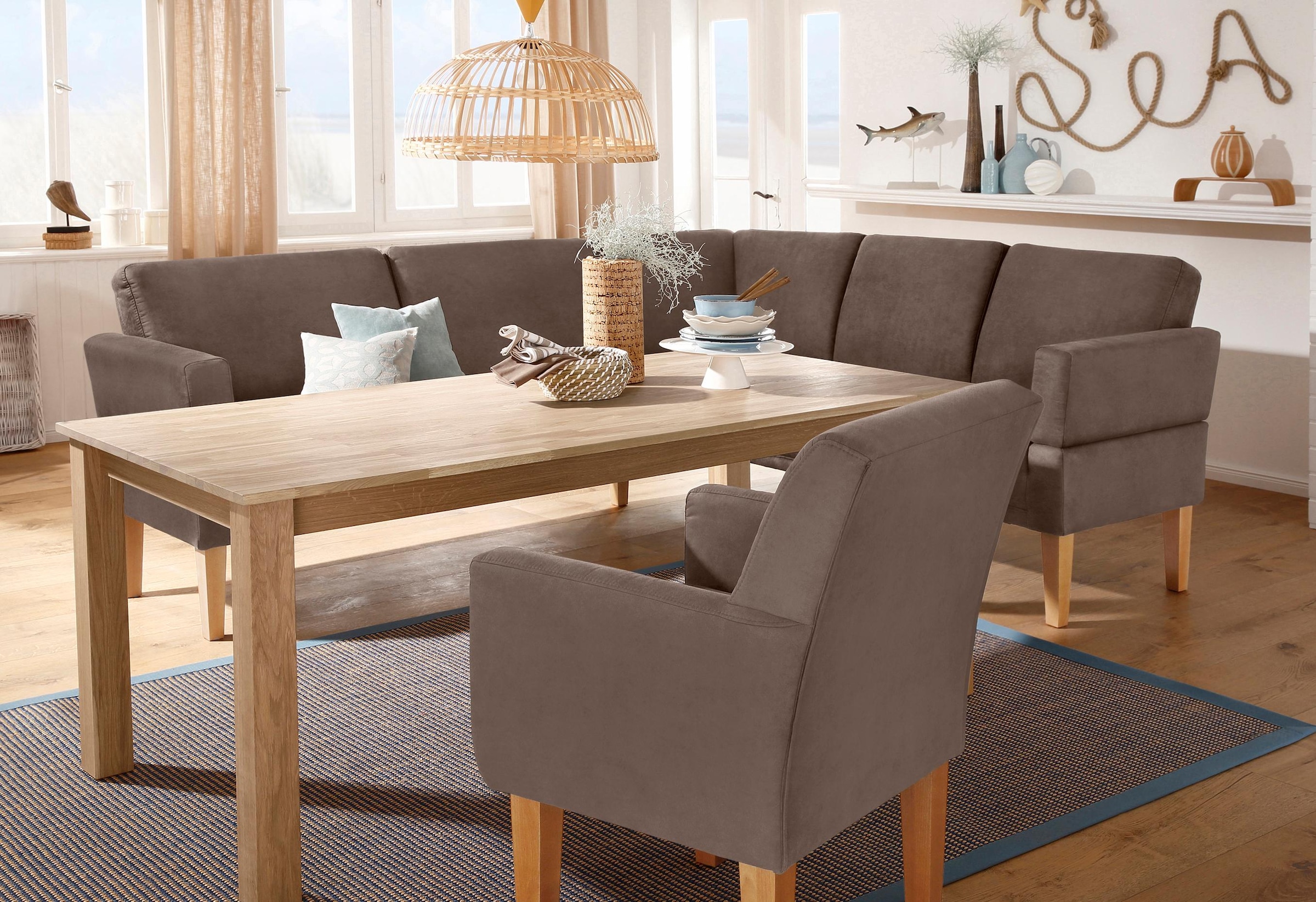 Home affaire Eckbank »Fehmarn« wahlweise langer Schenkel links oder rechts