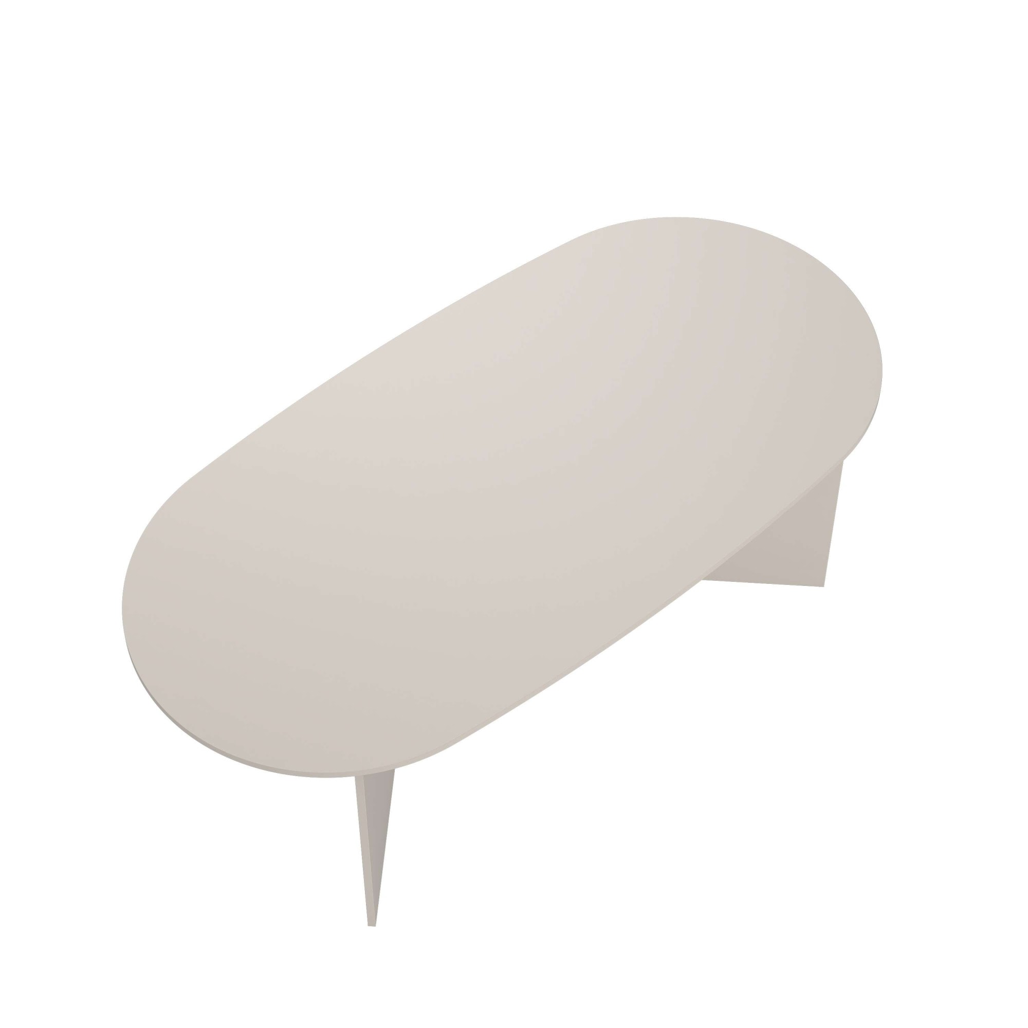 Home affaire Esstisch »FAMILY - eleganter & ovaler Tisch in kaschmir, Made in Denmark« Pflegeleichte Oberfläche im zeitlosen und skandinavischen Design