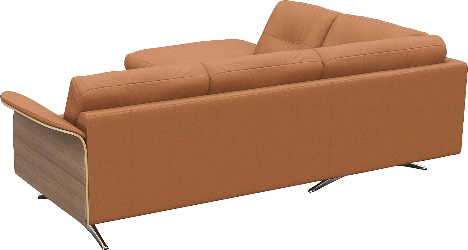 FLEXLUX Ecksofa »Glow, super bequem durch hochwertigem Sitzaufbau mit Federkern, L-Form«, Modernes skandinavisches Design