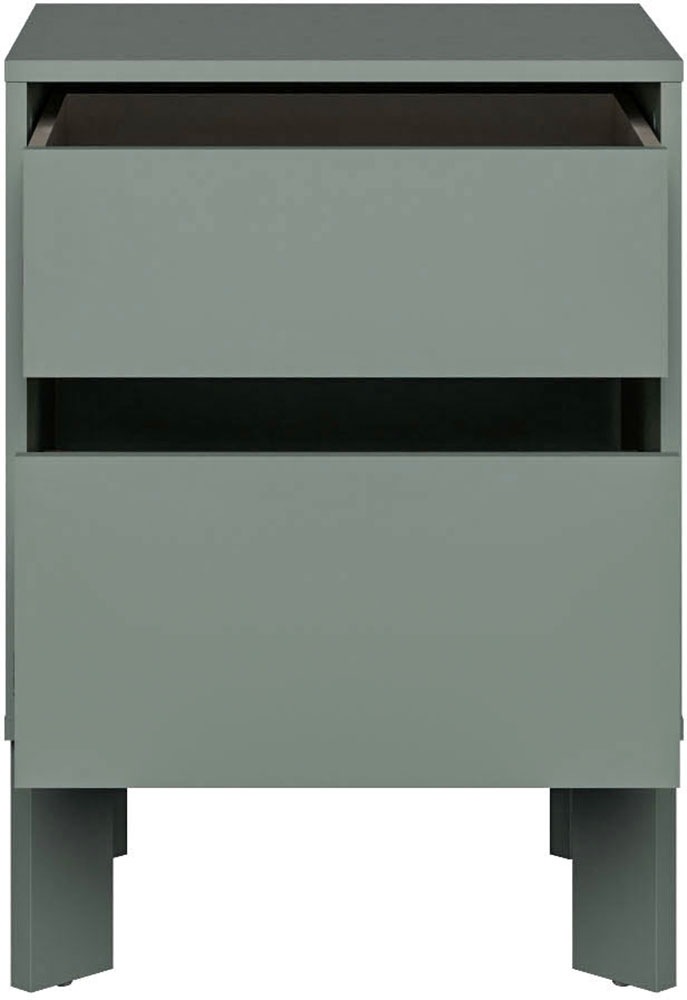 FORTE Nachtkommode »Tahoe Nachtkommode, grifflos,  2 Schubkästen« B/H/T 48,2/66,7/41,4 cm