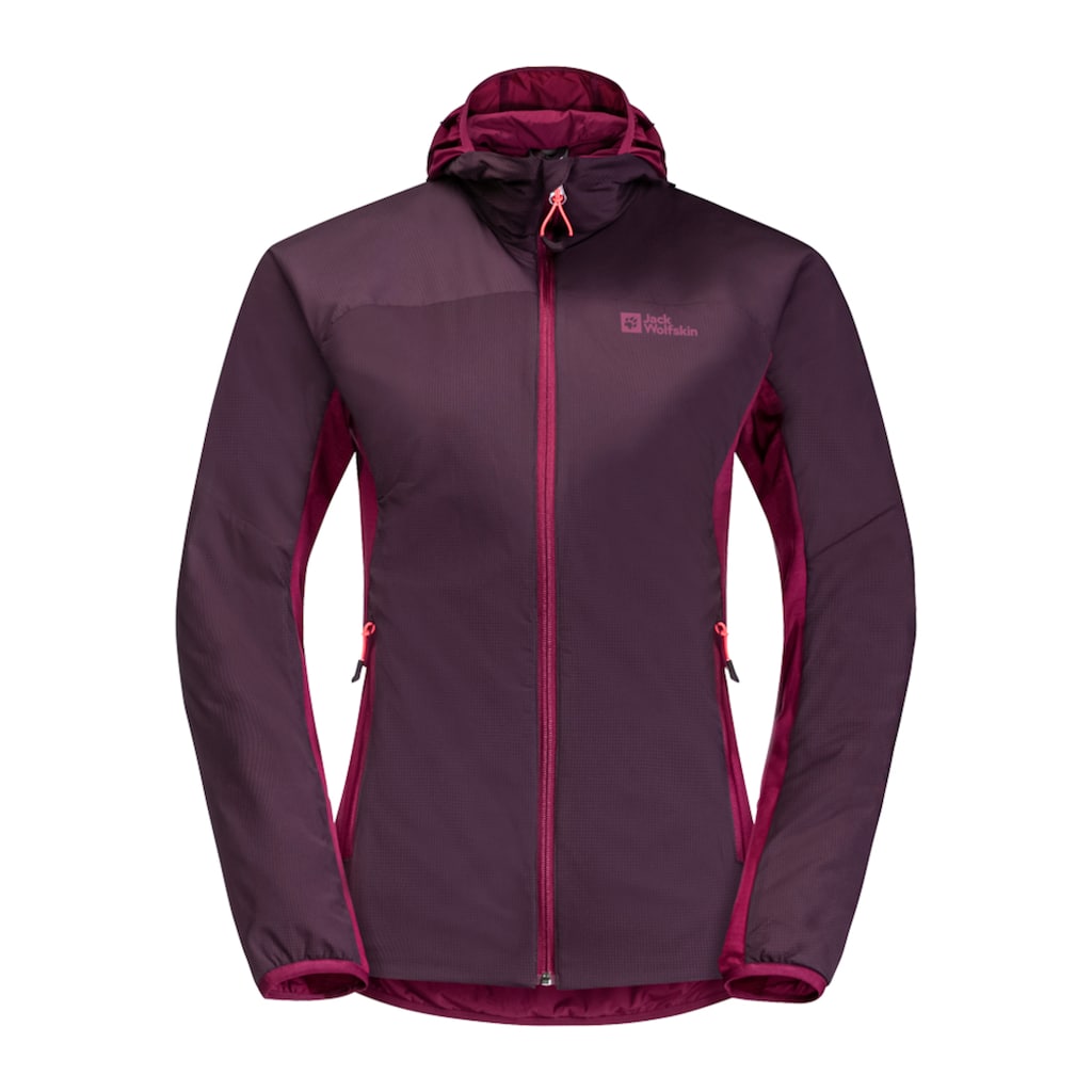 Jack Wolfskin Funktionsjacke »ALPSPITZE INS HOODY W«, mit Kapuze