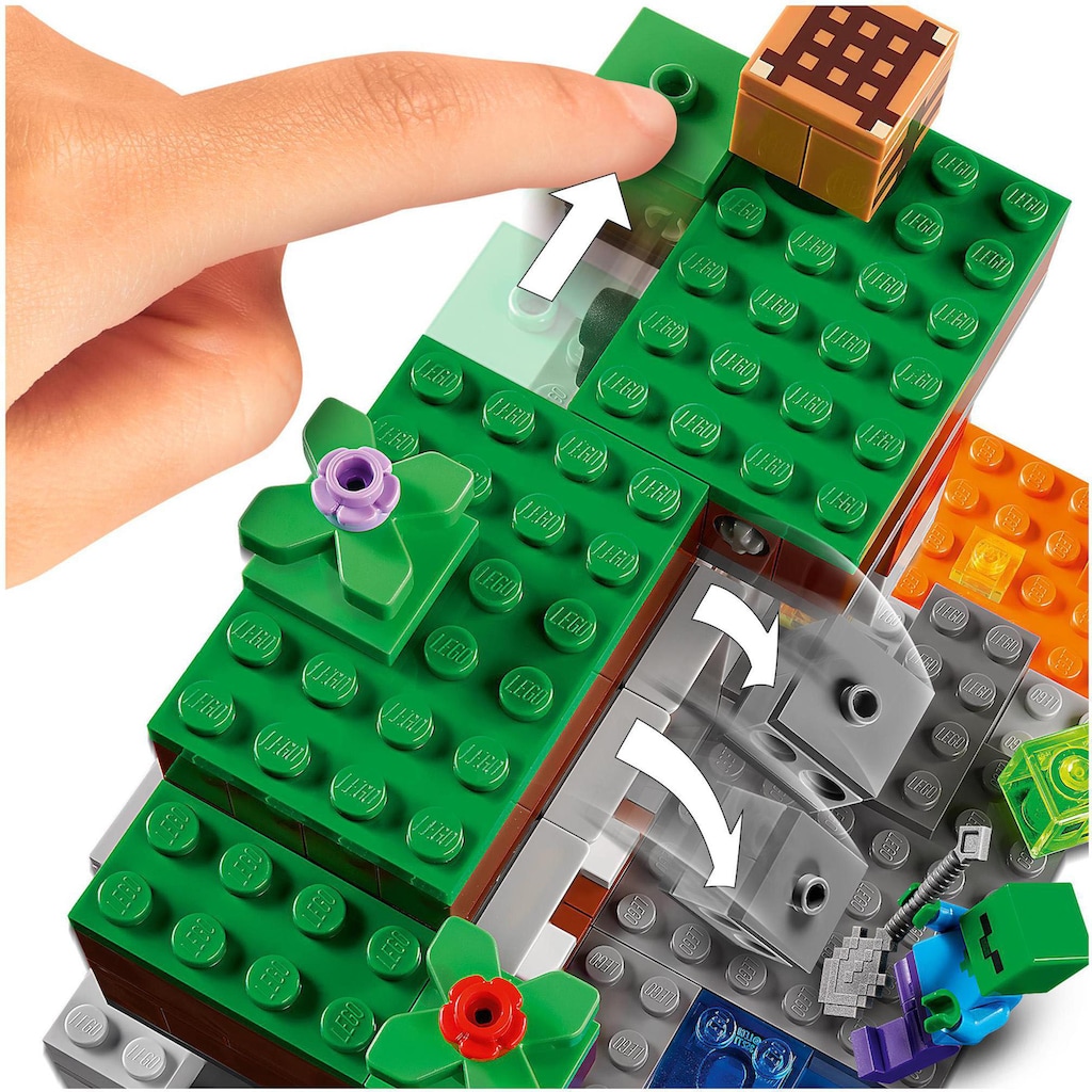 LEGO® Konstruktionsspielsteine »Die verlassene Mine (21166), LEGO® Minecraft™«, (248 St.)