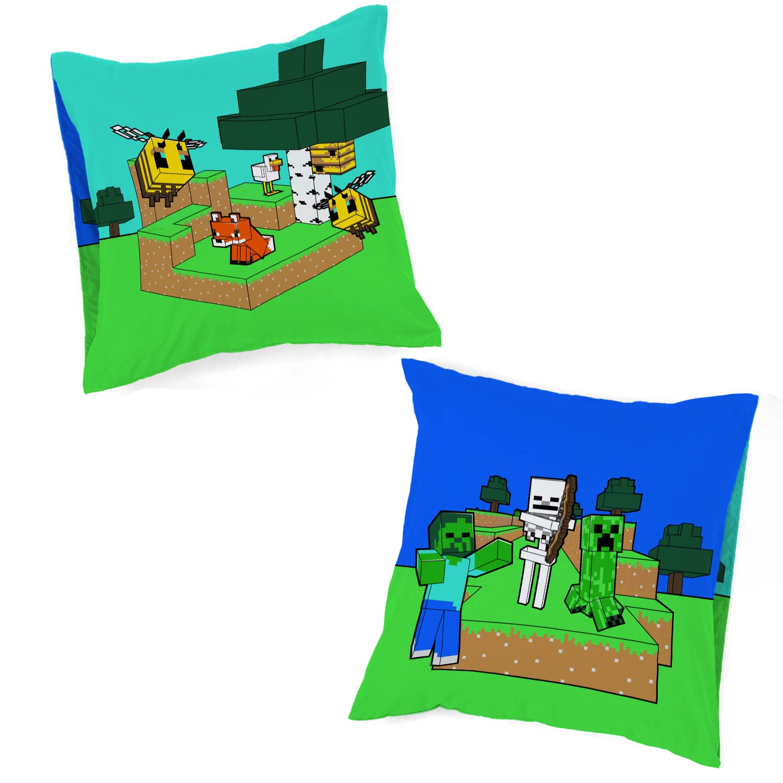 Minecraft Kinderbettwäsche »Minecraft Creative« 2 100% Baumwolle