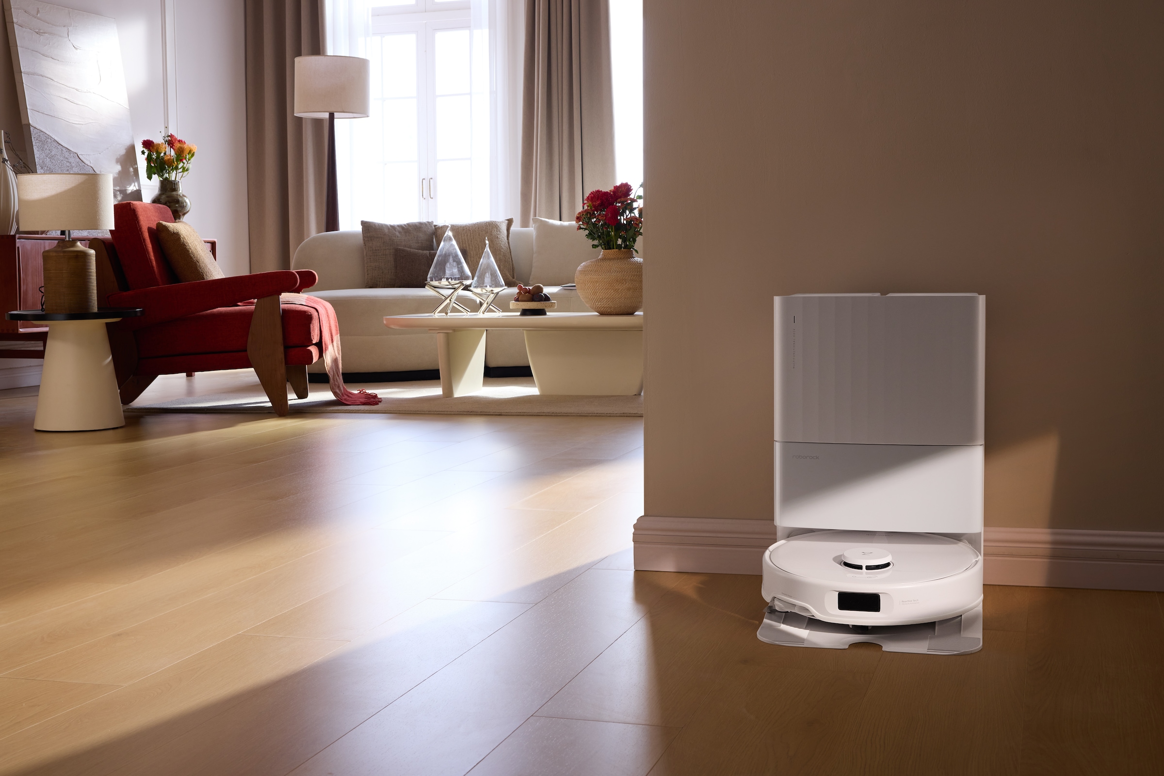 Roborock Saugroboter »Roborock Qrevo Edge 5V1 mit Wischfunktion, mehrstöckige Kartierung« intelligente Software, präzise Raumzuordnung, individ. Reinigungspläne
