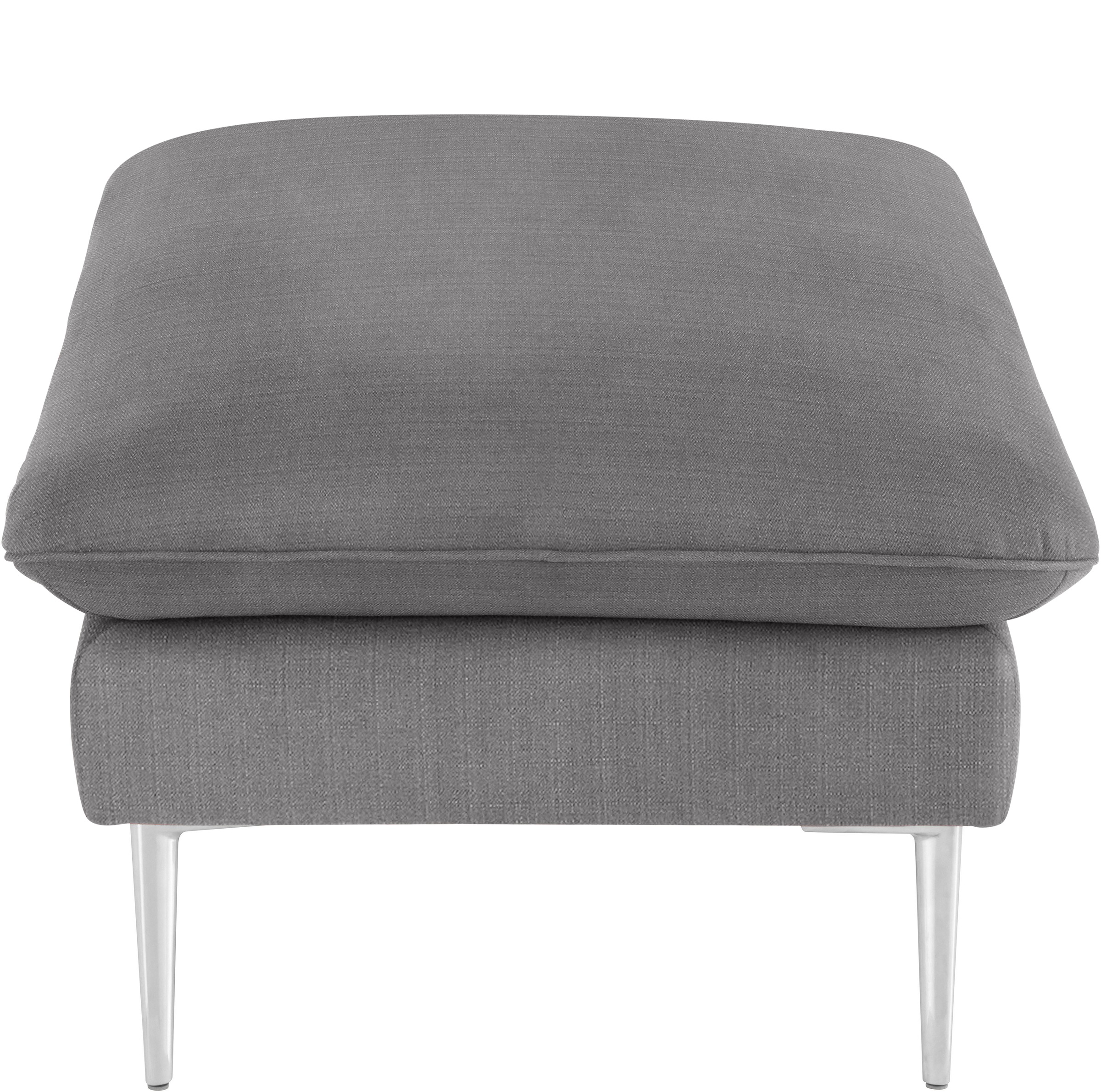 W.SCHILLIG Hocker »enjoy&MORE«, Füße Chrom glänzend, Breite 106 cm