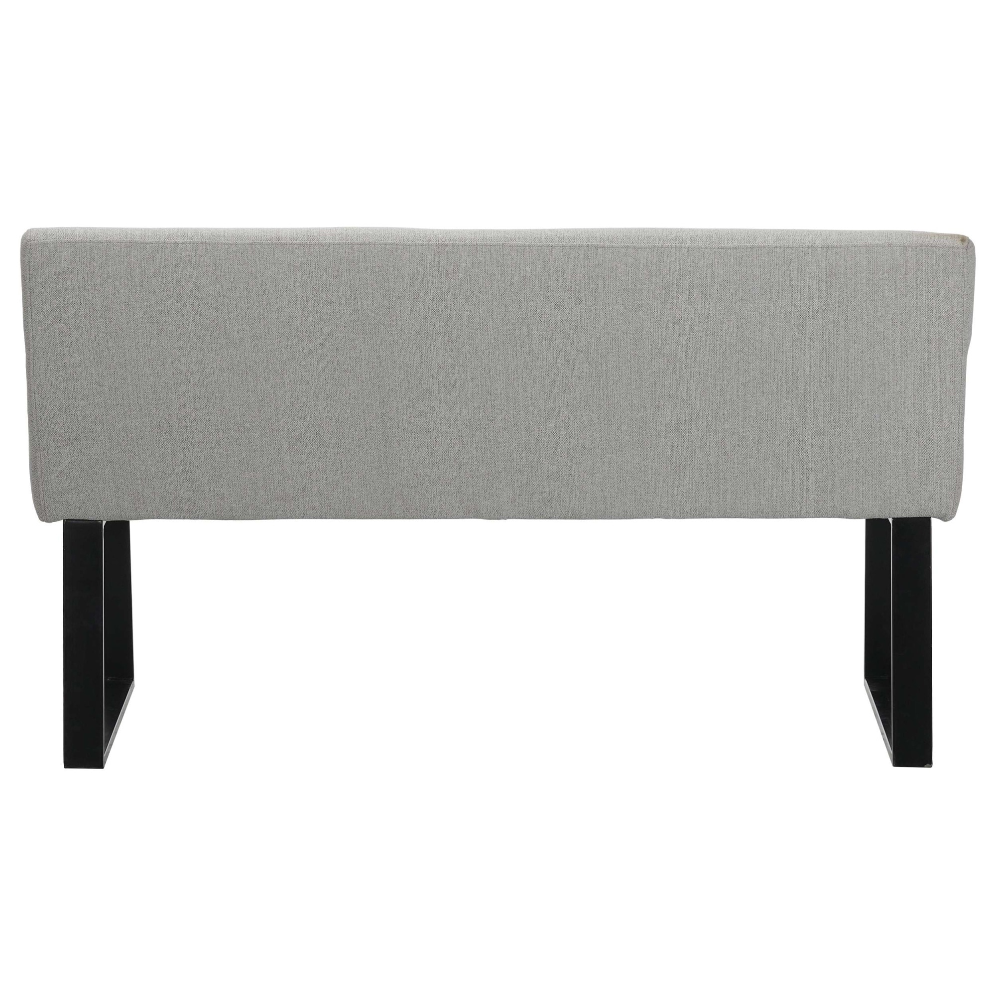 OTTO home Essbank »Ivanna« schwarze Metallbeine, pflegeleichtem Webstoff Bezug, Breite 140 cm