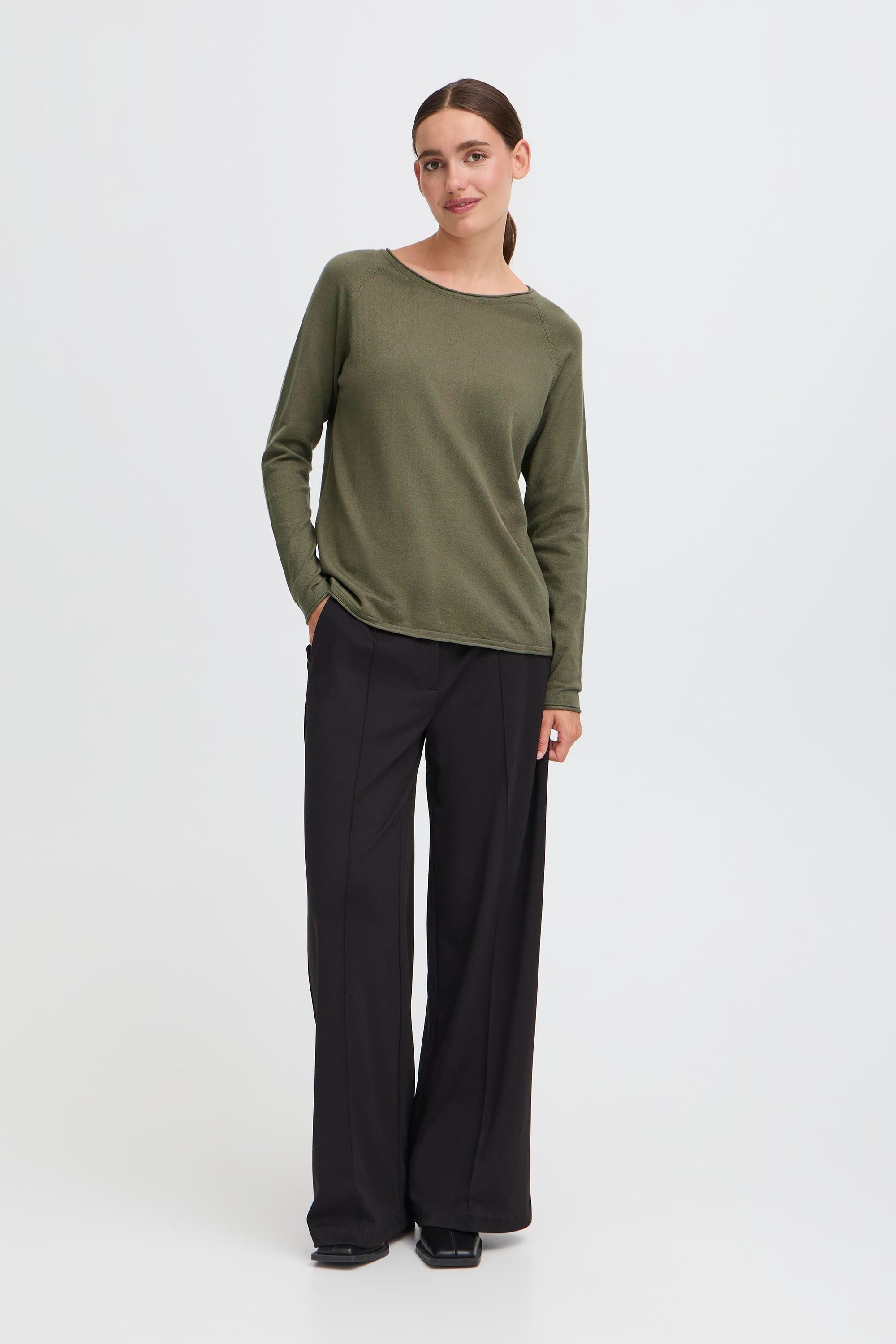 OXMO Strickfleece-Pullover »Strickpullover OXFKEANA«