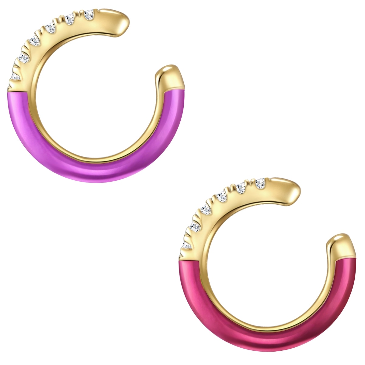 Glanzstücke München Ohrklemme »GSM503« aus Sterling Silber