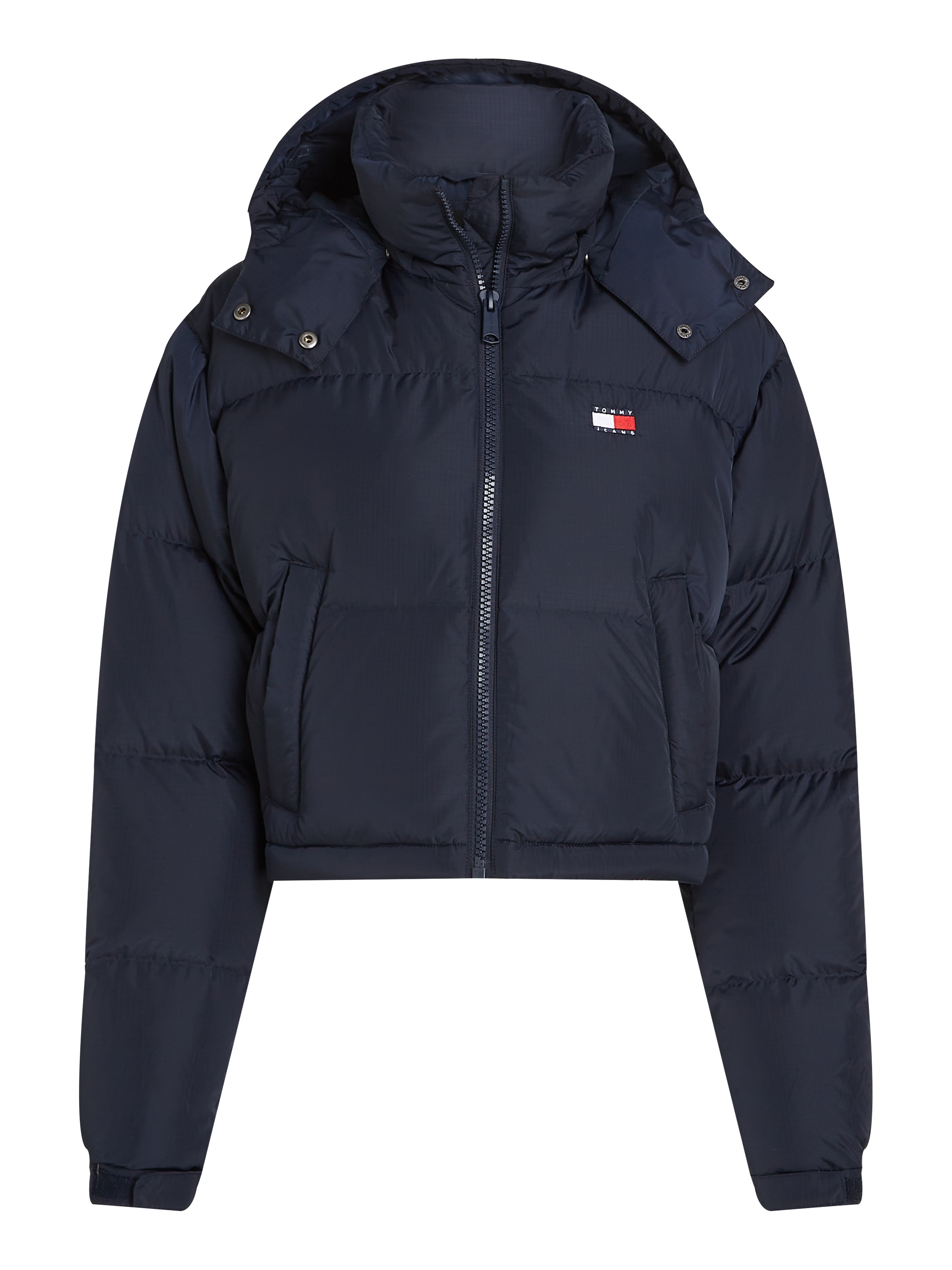 Tommy Jeans Steppjacke »TJW CRP ALASKA PUFFER«, mit Kapuze, mit Logostickereien