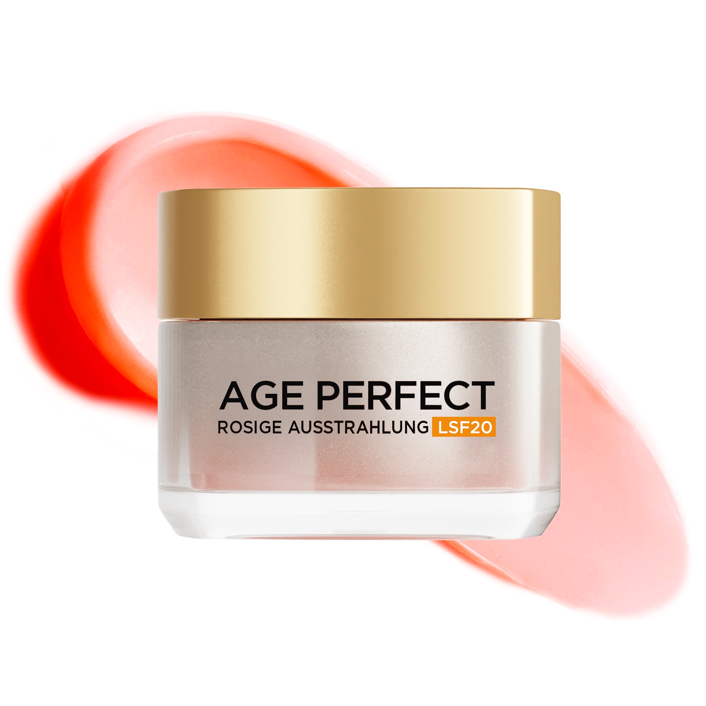L'ORÉAL PARIS Feuchtigkeitscreme »AGE PERFECT GOLDEN AGE ROSÉ-TAGESPFLEGE LSF20« LSF 20, mit Calcium und Vitamin B3, strafft die Haut, intensive Pflege
