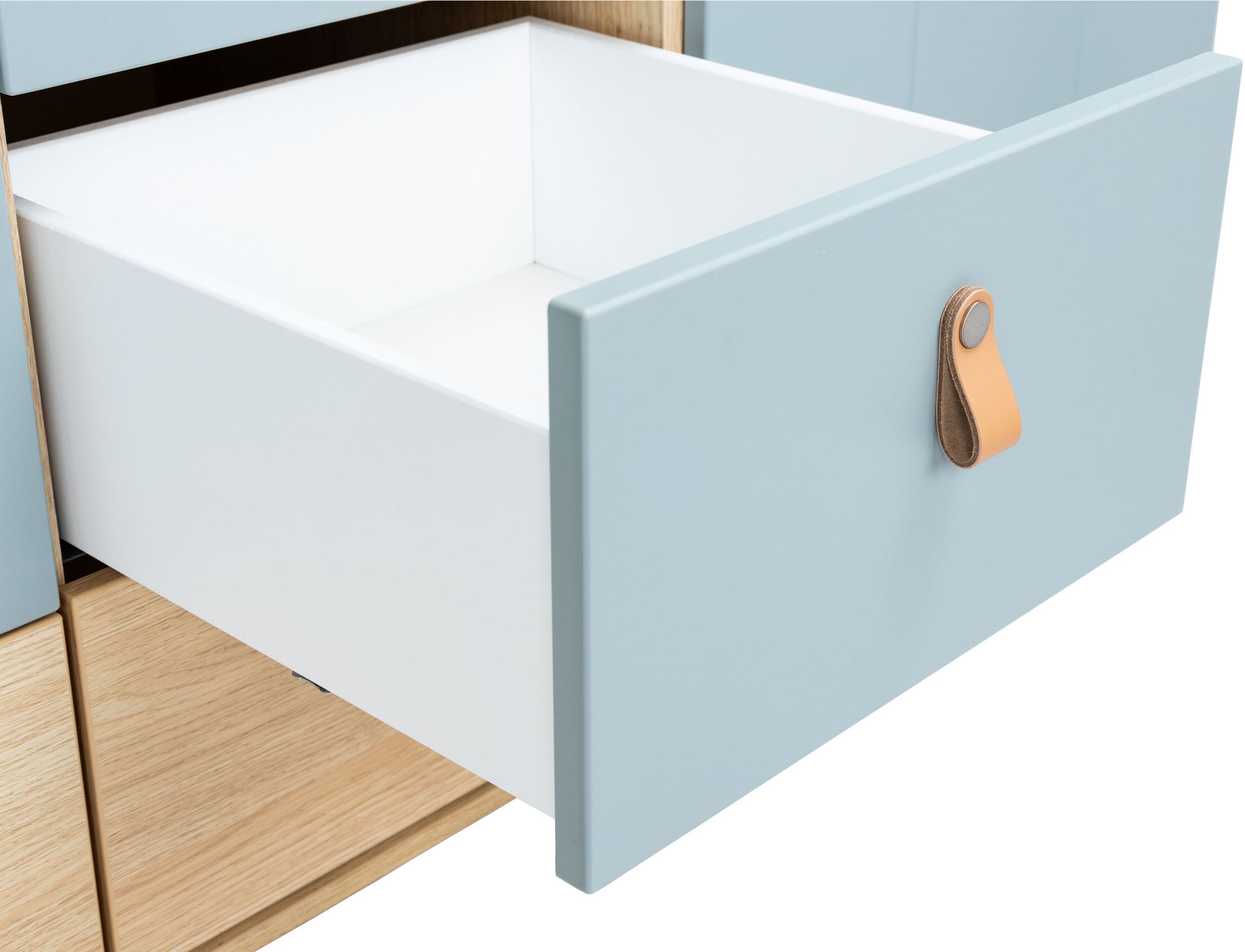 arthur berndt Babyzimmer-Komplettset »Babyzimmer-Set »Roofy« 3-teilig mit 2-türigem Kleiderschrank«, (Set, 3 tlg., Babymöbel-Set »Roofy« Kleiderschrank,Kinderbett+Wickelkommode)