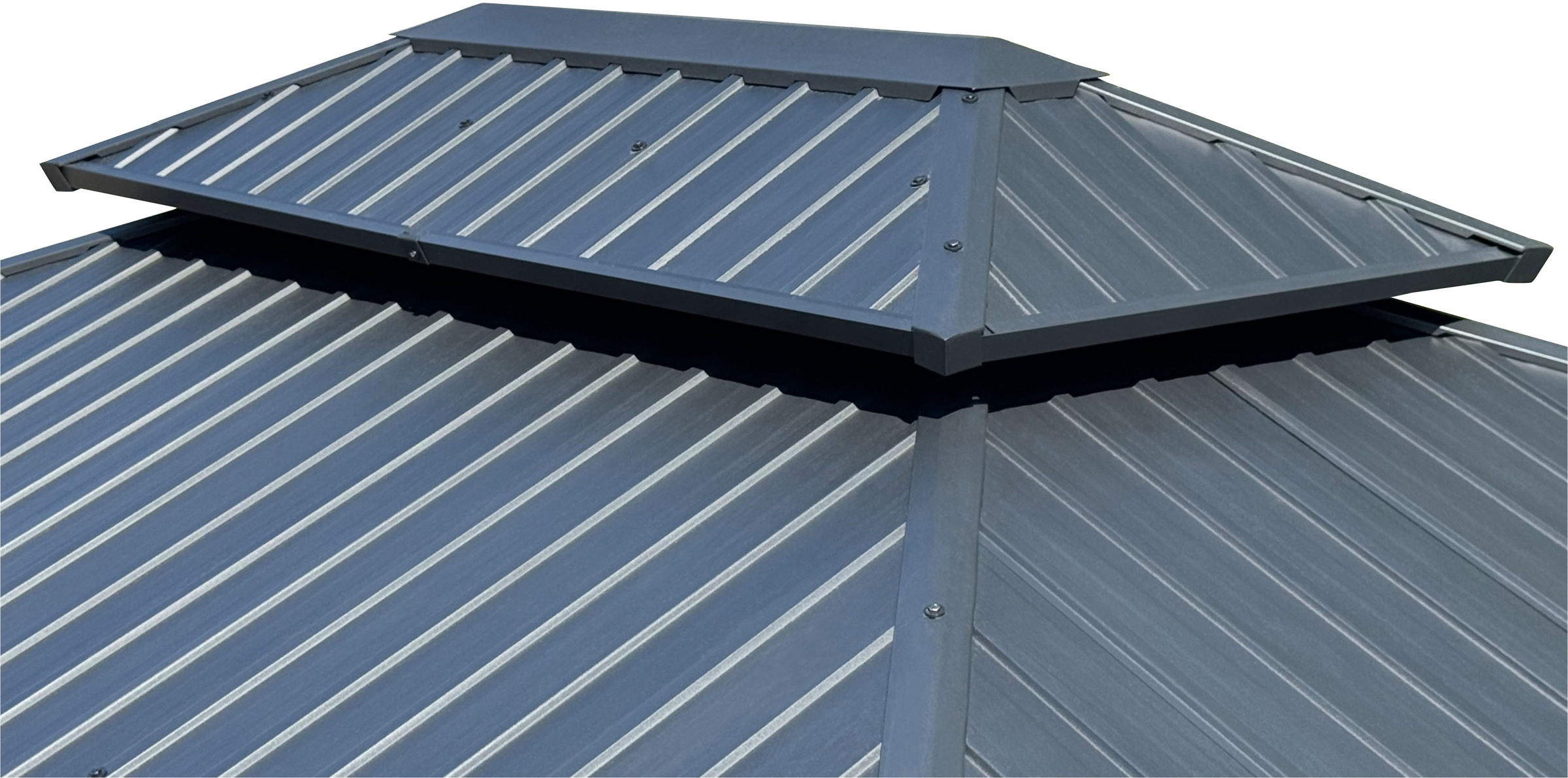 KONIFERA Pavillon »Thasos«, mit Doppeldach, in BxT: 300x300 cm und 400x300 cm, ohne Seitenteile