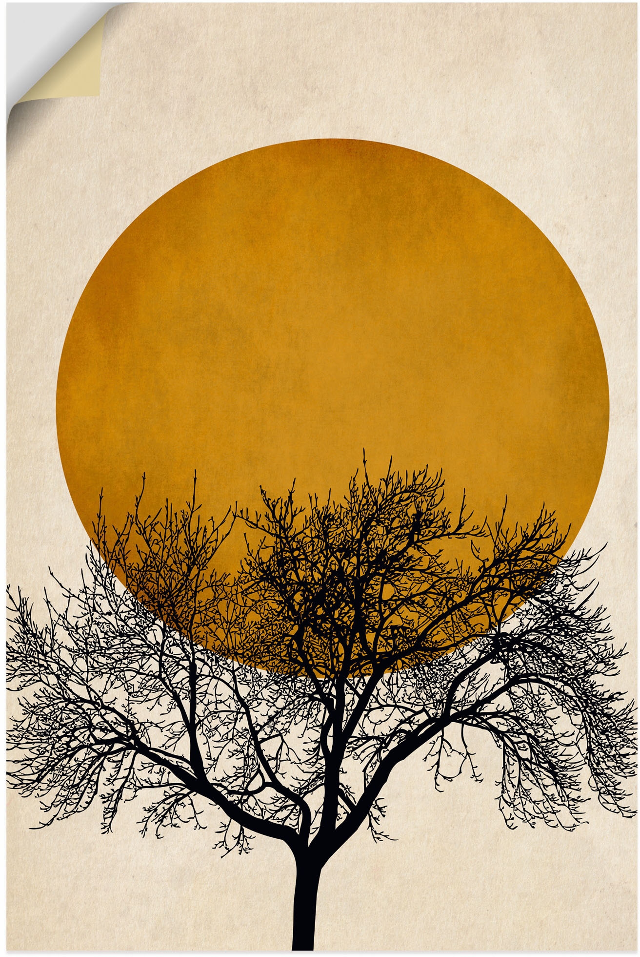 Artland Wandbild »Wintermorgen«, als oder St.), in bequem versch. Wandaufkleber (1 Baumbilder, bestellen Poster Größen Alubild, Leinwandbild