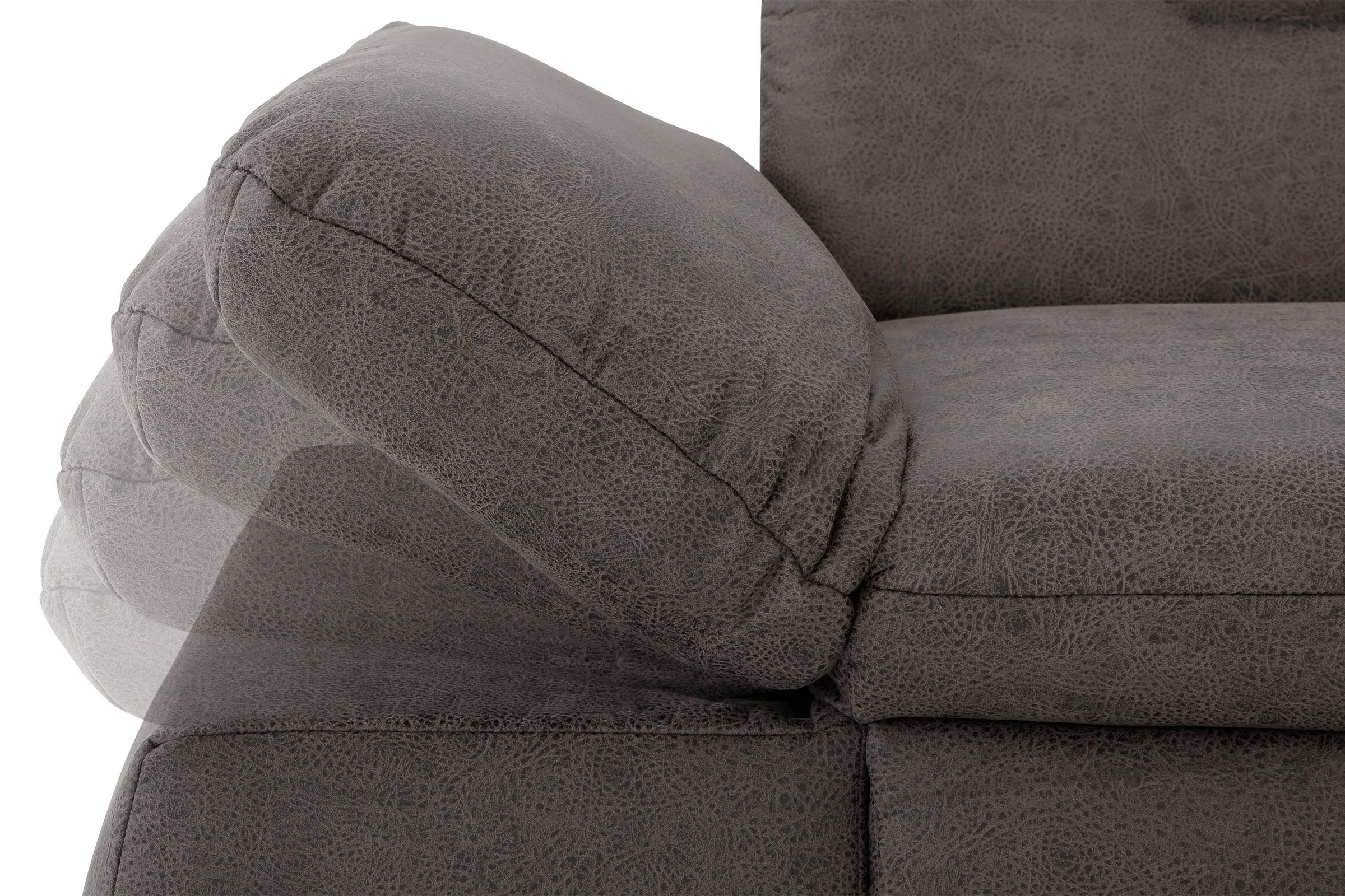 INOSIGN Ecksofa »Avesa L-Form«, Wahlweise mit Armteilvertsellung und Bettfunktion, B/T/H: 300/172/80cm
