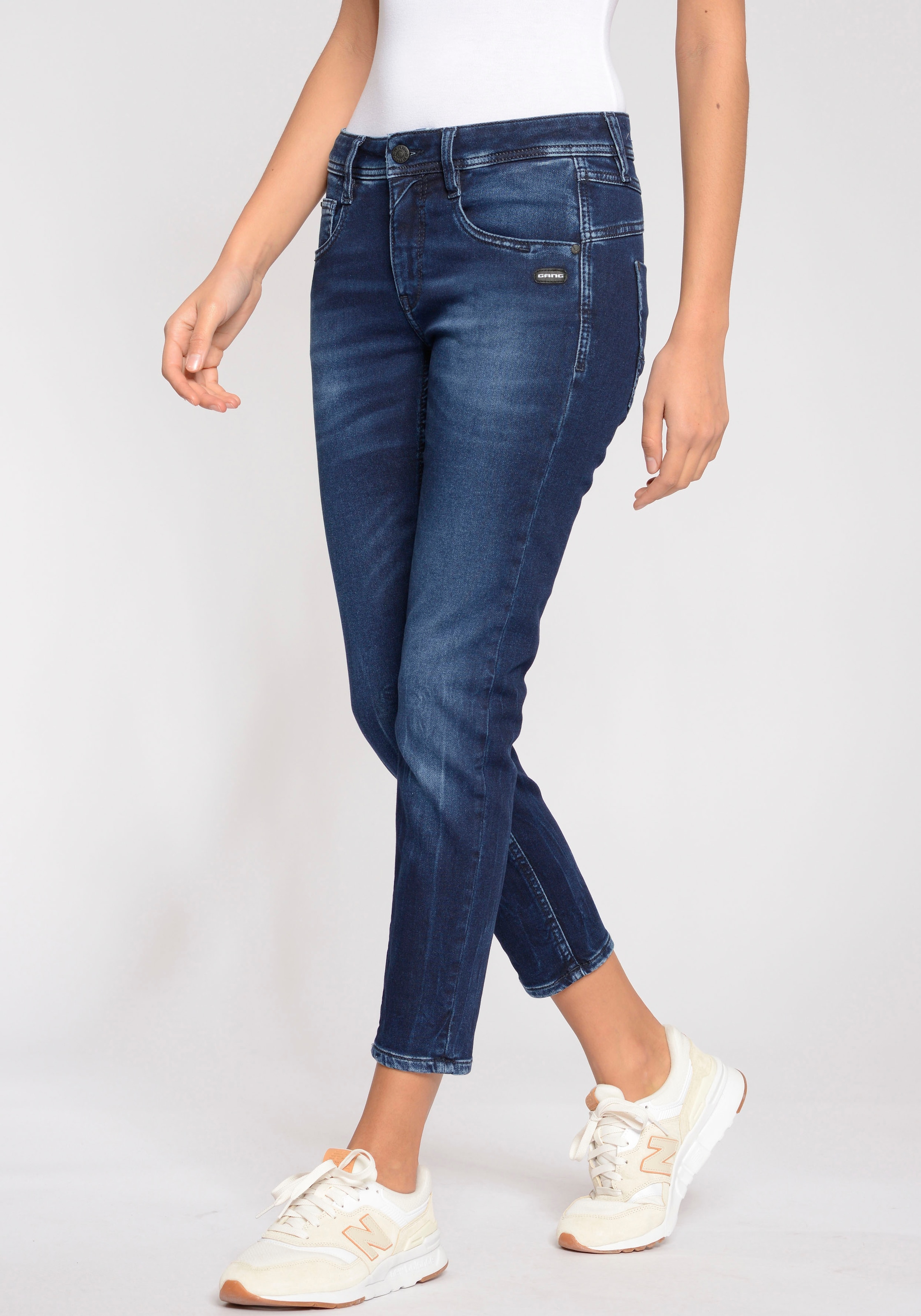 GANG Relax-fit-Jeans »94AMELIE CROPPED«, aus weicher Cord-Qualität