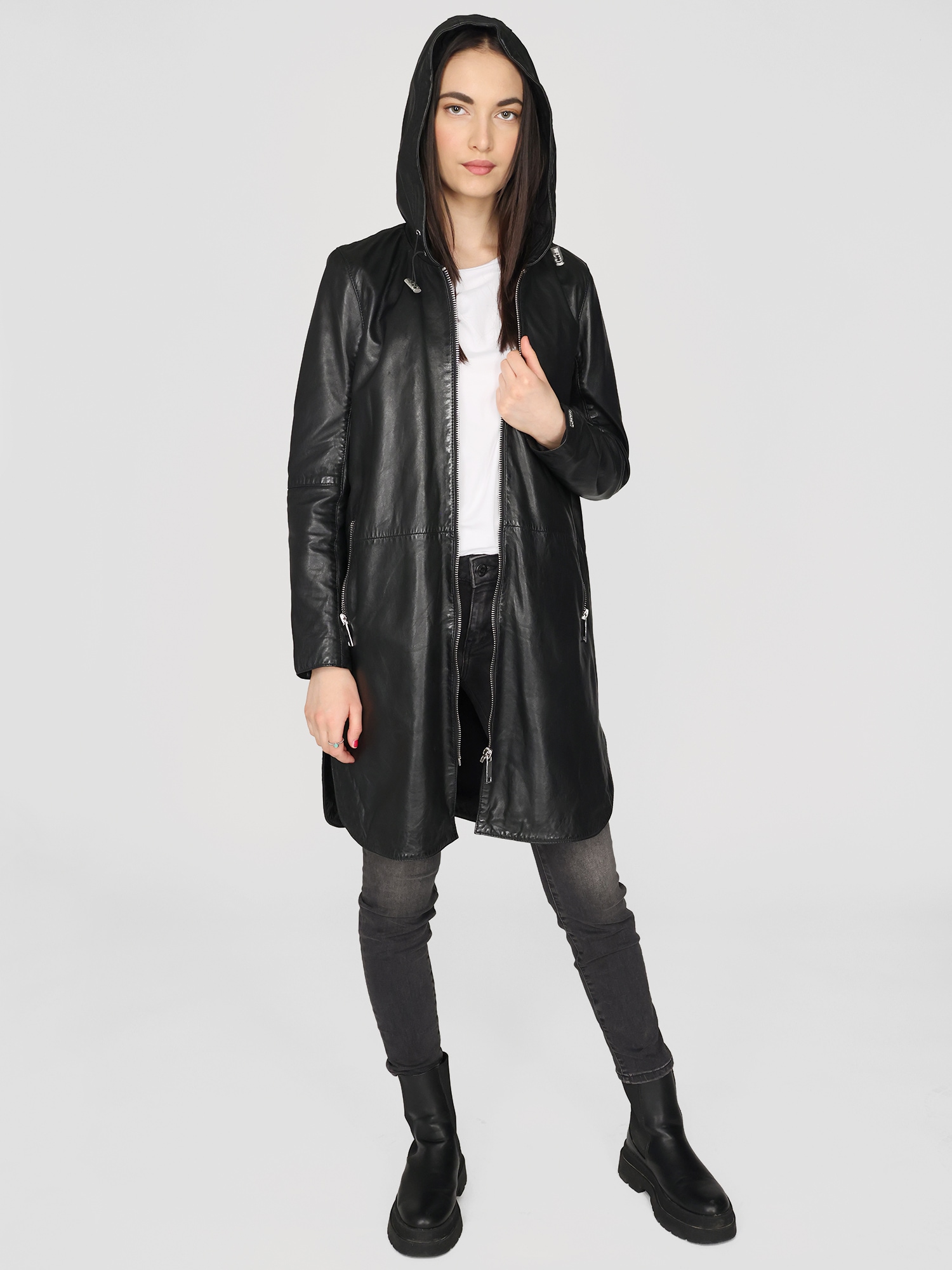 Maze Lederjacke »Ledermantel 4202198«