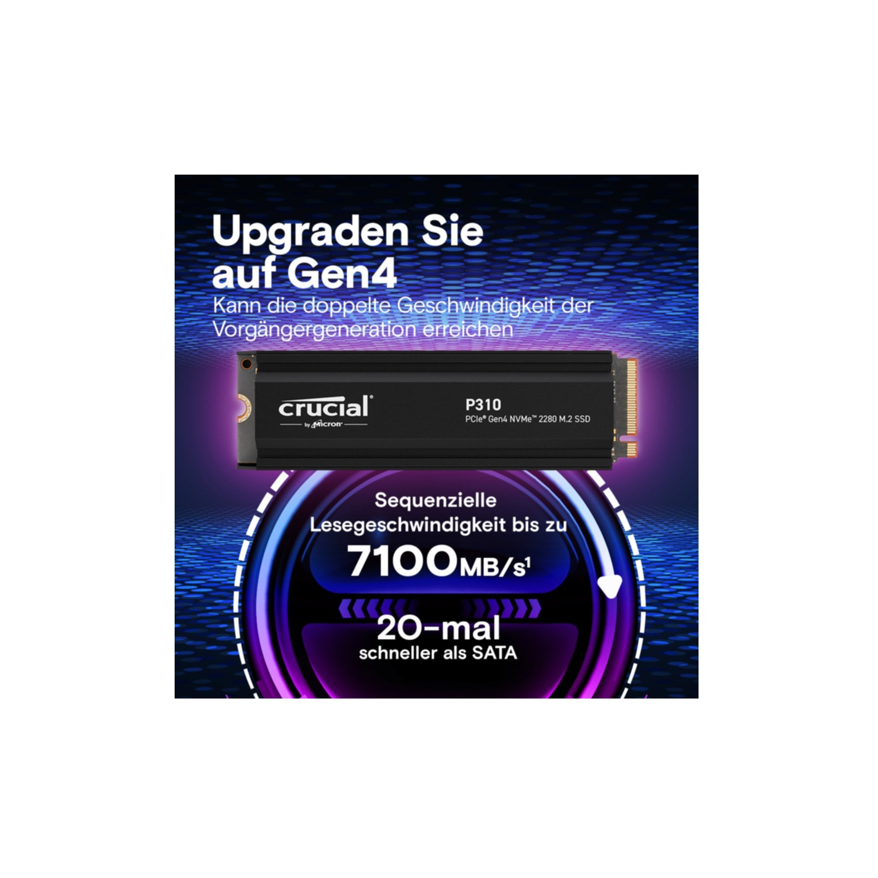 Crucial interne SSD »P310« 1 TB
