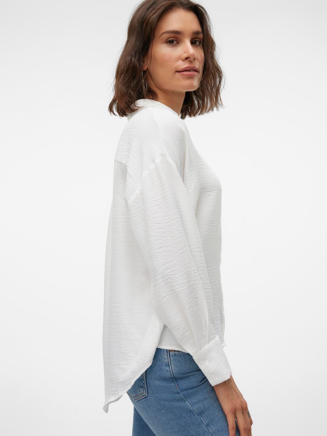 Vero Moda Langarmbluse »VMMELANEY QUEENY LS SHIRT WVN NOOS«