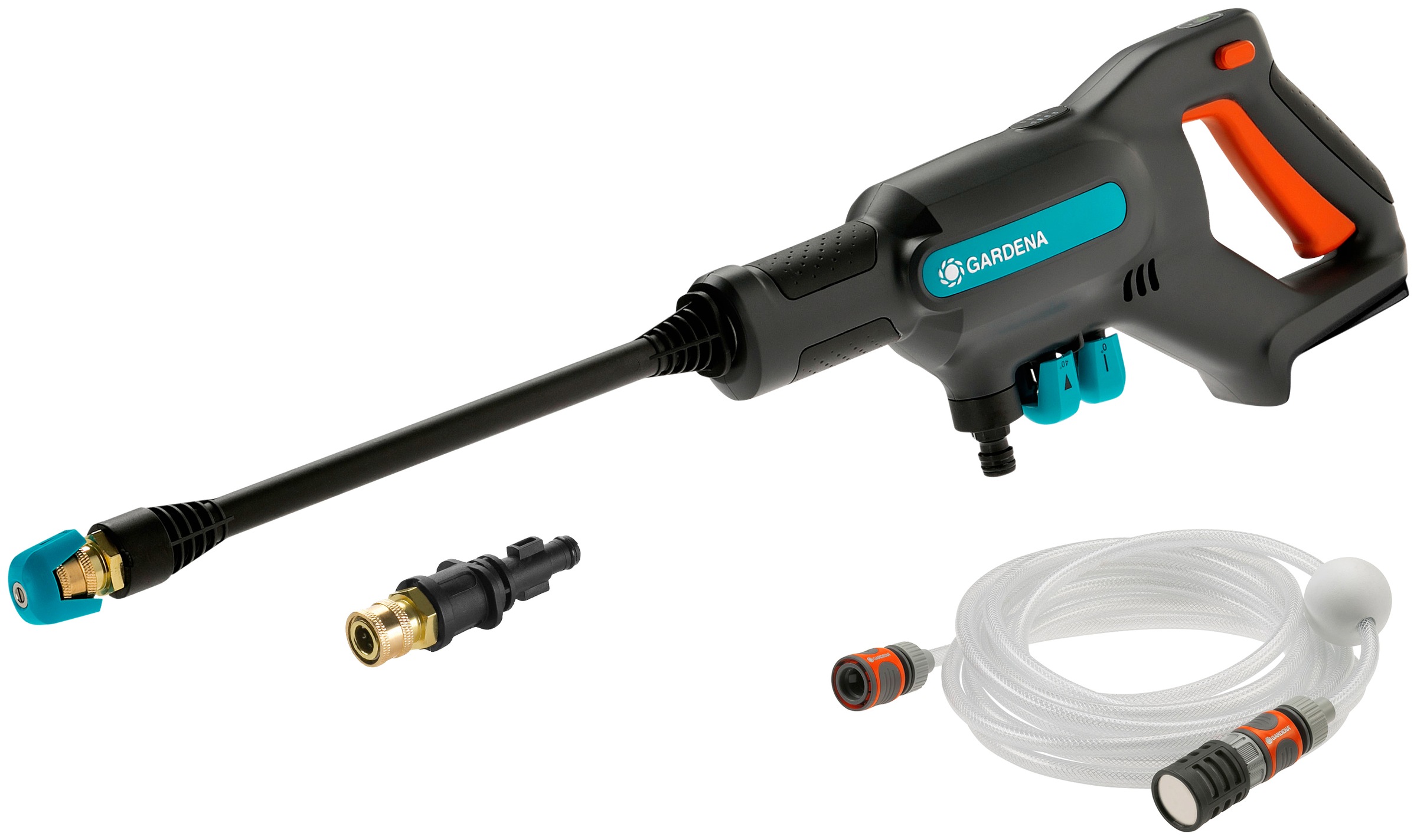 GARDENA Akku-Mitteldruckreiniger »AquaClean 24/18V P4A solo«, (3 tlg.), ohne Akku und... kaufen