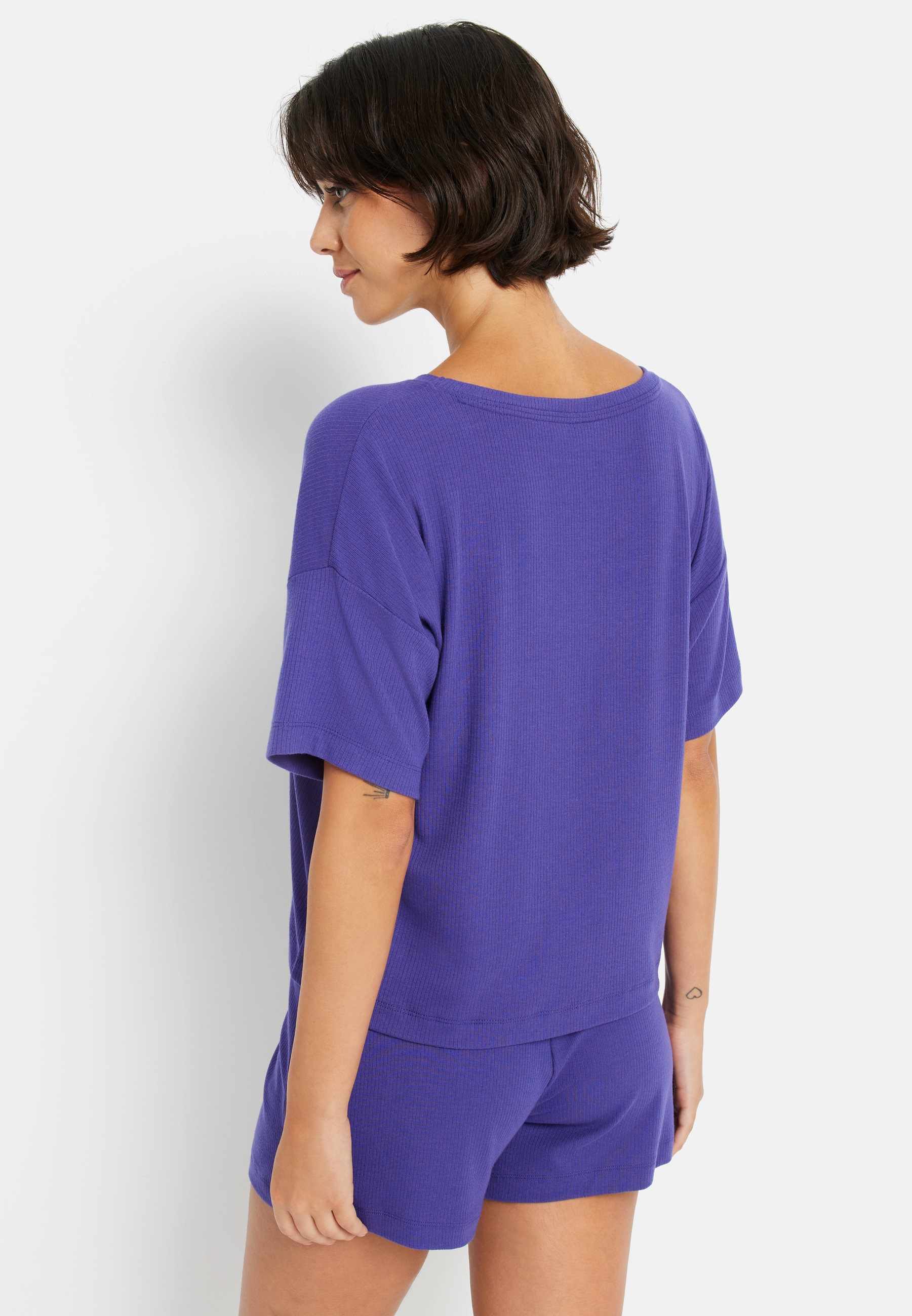 LSCN by LASCANA Shorty, (2 tlg.), mit kleiner Zierknopfleiste