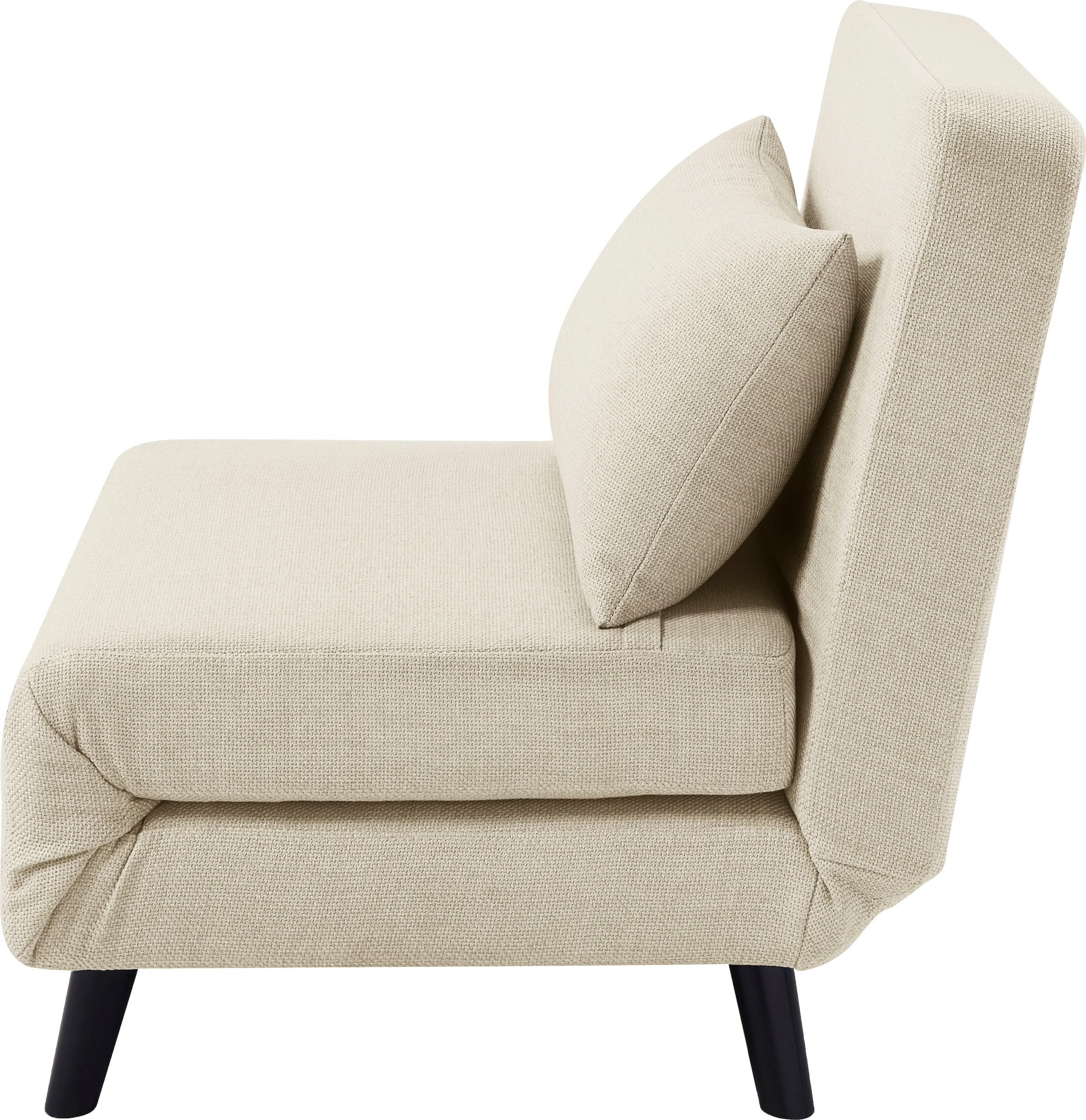 ATLANTIC home collection Sessel »Robby«, inkl. Bettfunktion, mehrfach verstellbar, Strukturbezug