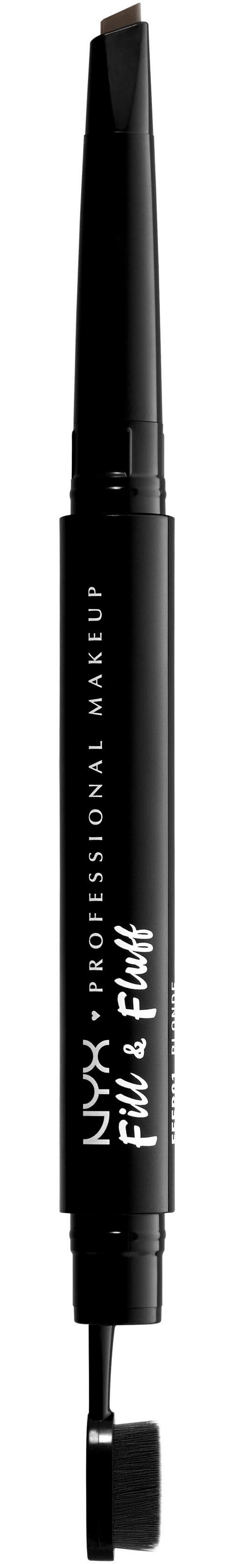 NYX PROFESSIONAL MAKEUP, Damen, Augenbrauen-Stift »FILL & FLUFF EYEBROW POMADE PENCIL« mit dichter Härchenbürste, Brunette, Brunette, Make-Up von NYX 
