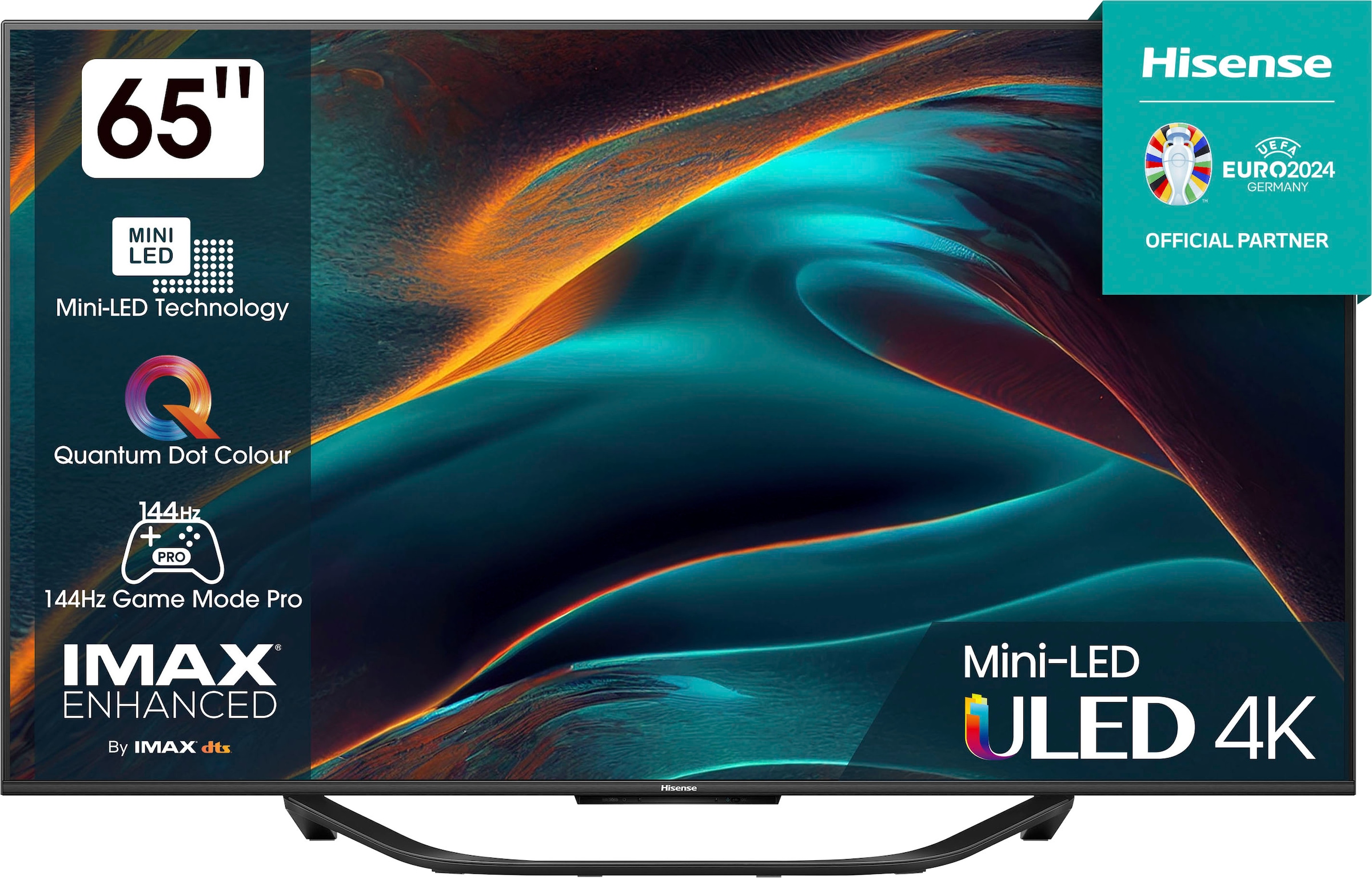 Hisense Mini-LED-Fernseher »65U7KQ«, 4K Ultra HD, Smart-TV